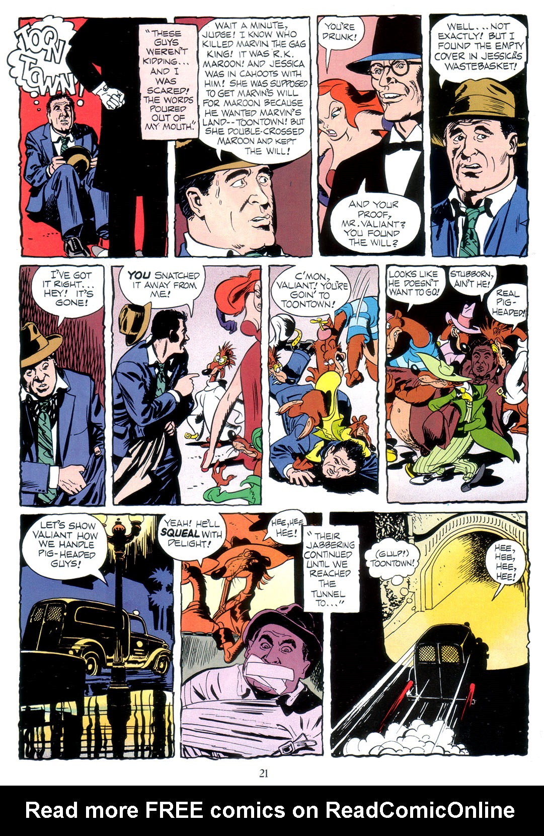 Read online Marvel Graphic Novel comic -  Issue #41 - Who Framed Roger Rabbit - 23