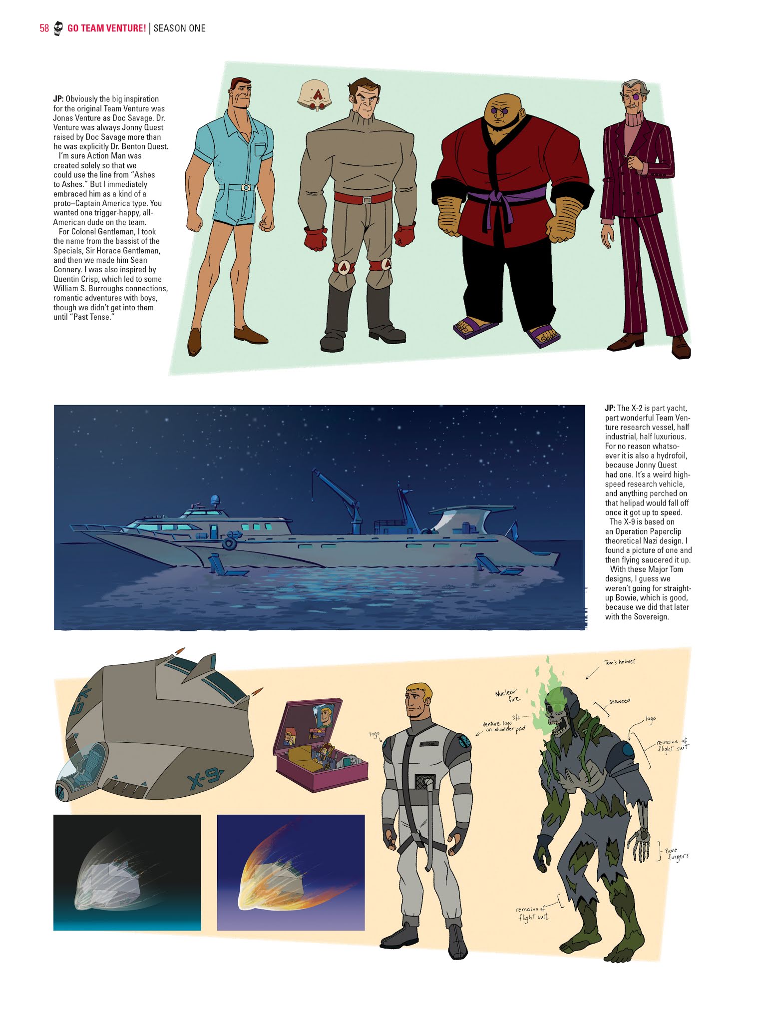 Read online Go Team Venture!: The Art and Making of The Venture Bros. comic -  Issue # TPB (Part 1) - 58