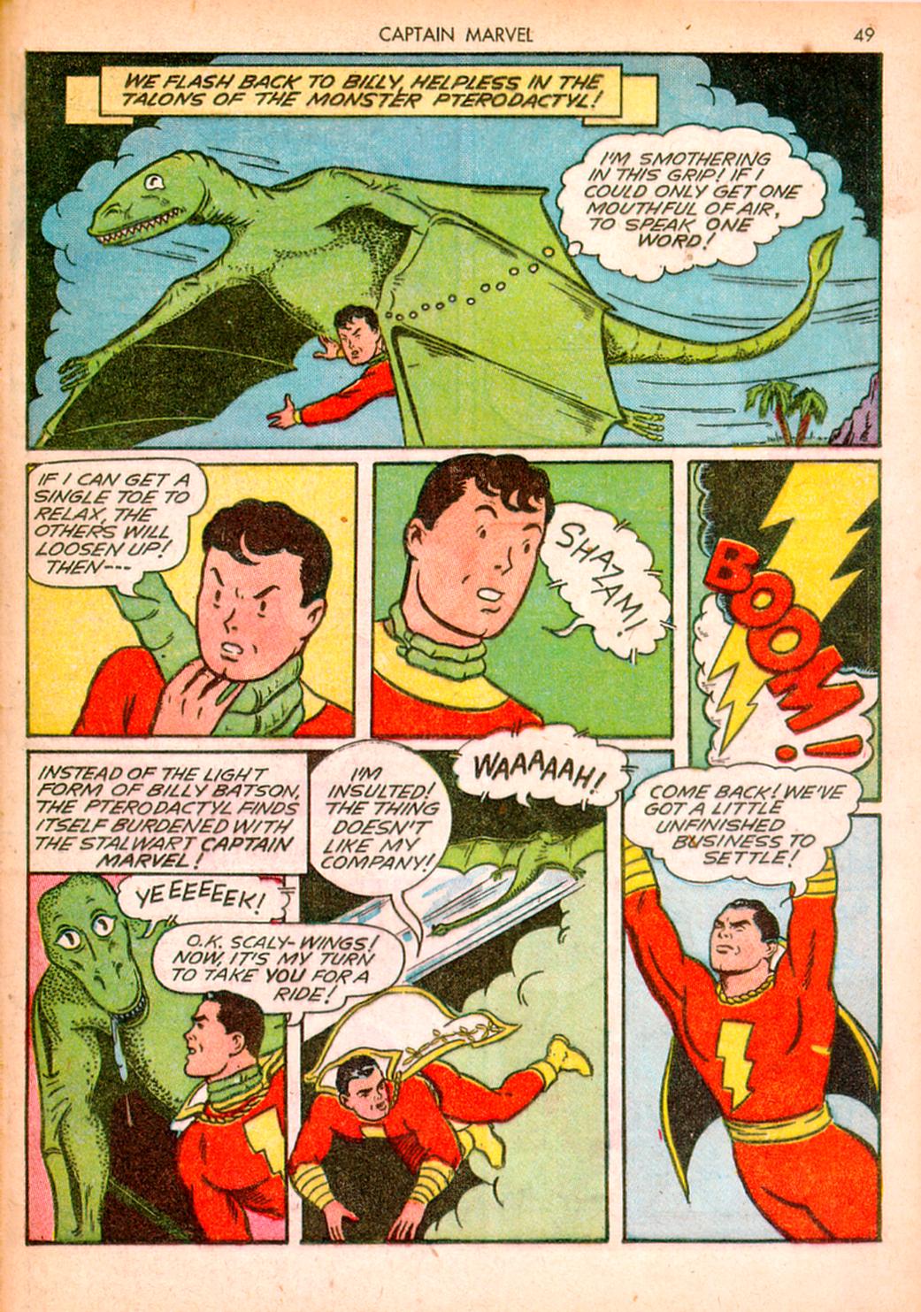 Read online Captain Marvel Adventures comic -  Issue #10 - 49