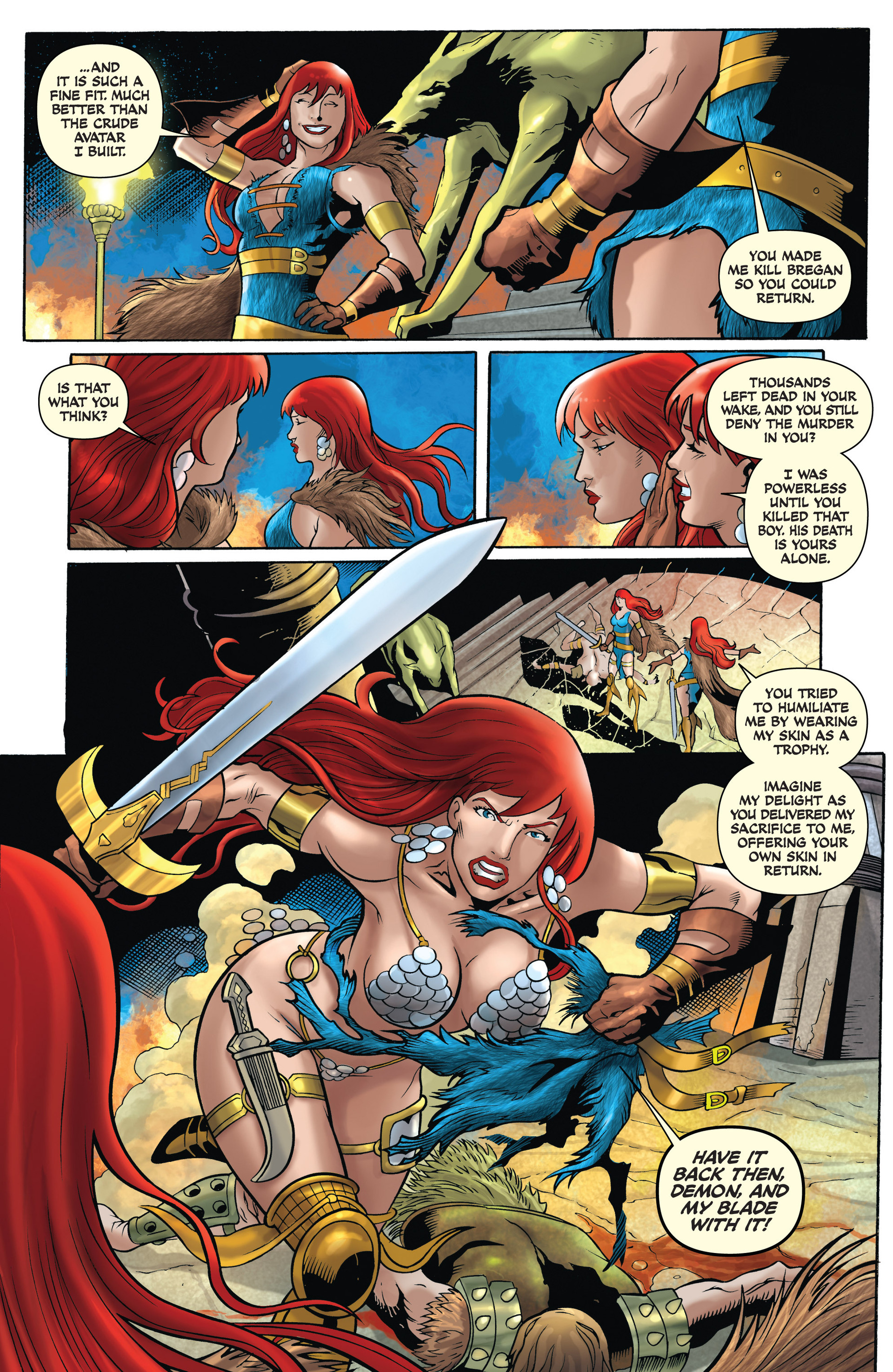 Read online Red Sonja: Unchained comic -  Issue #4 - 19