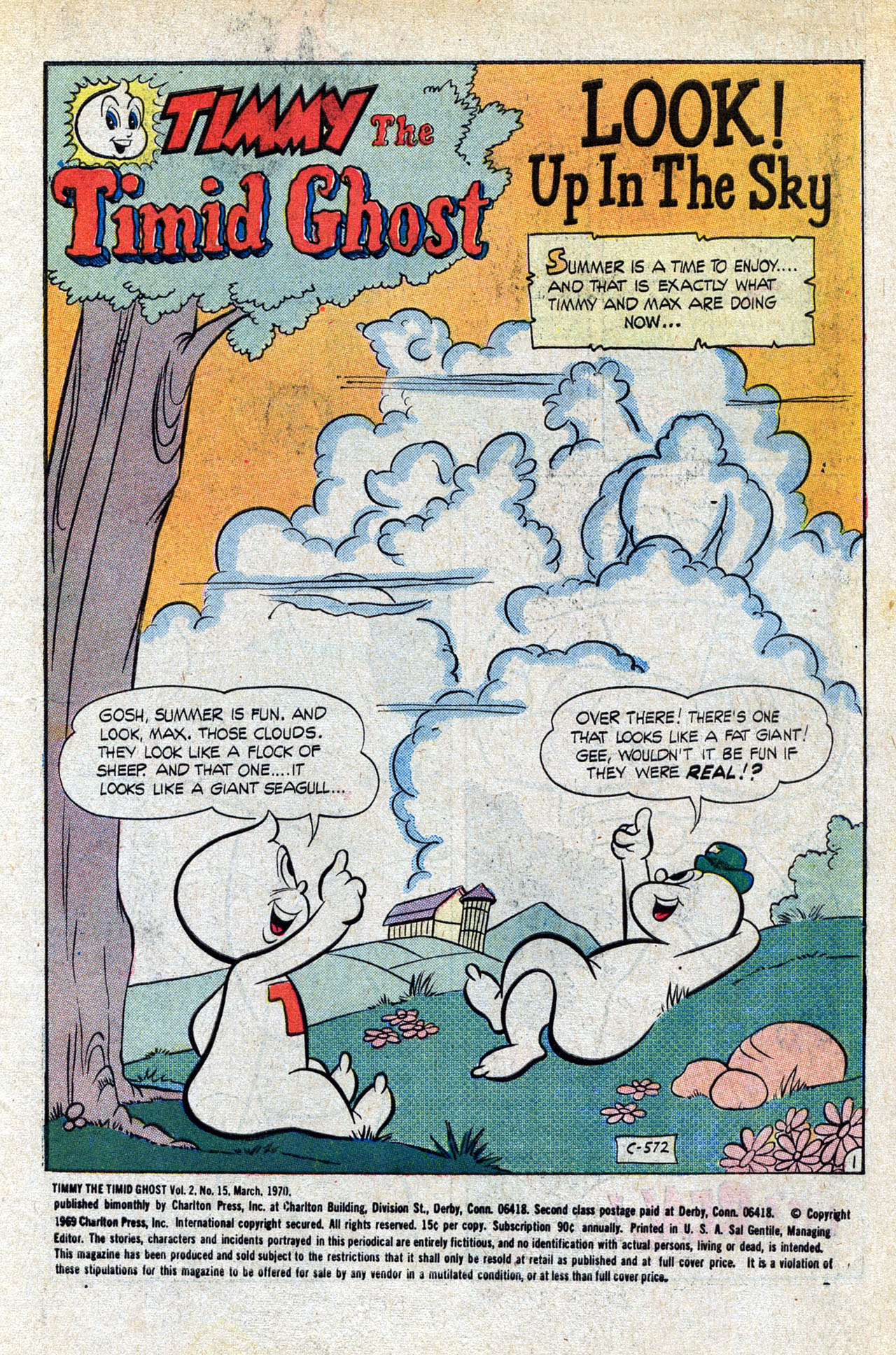 Read online Timmy the Timid Ghost comic -  Issue #15 - 3