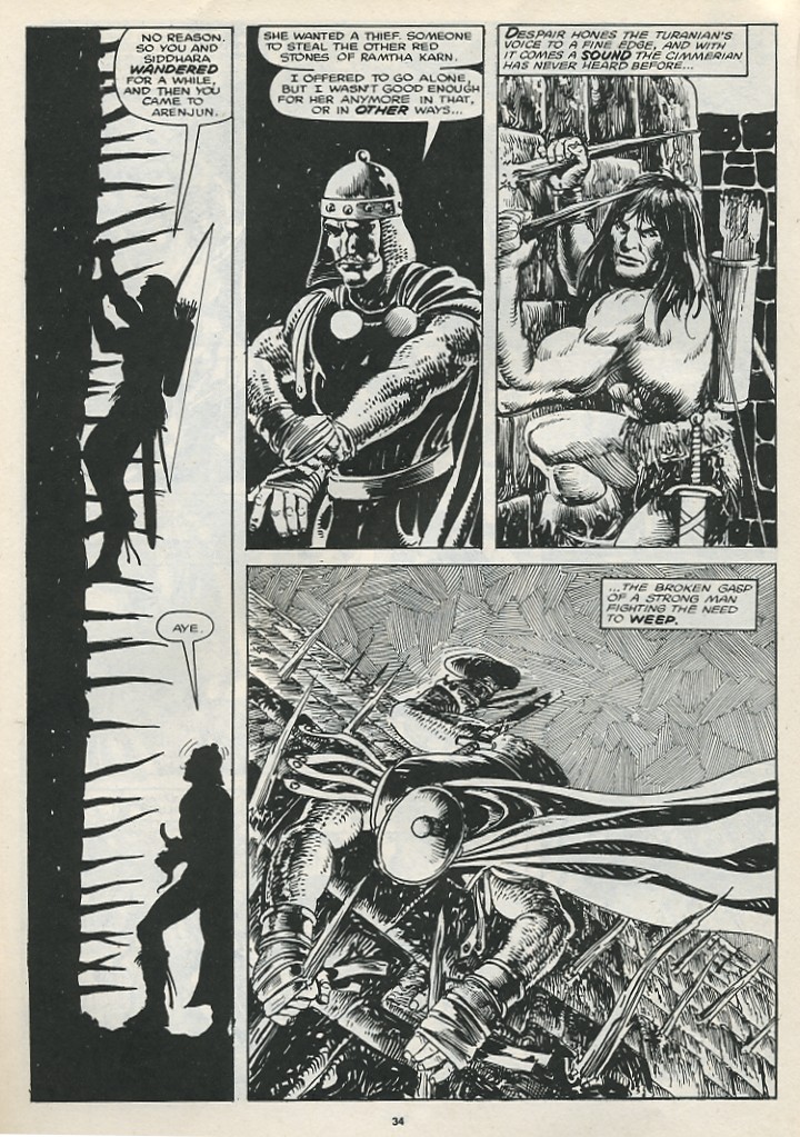 Read online The Savage Sword Of Conan comic -  Issue #174 - 36