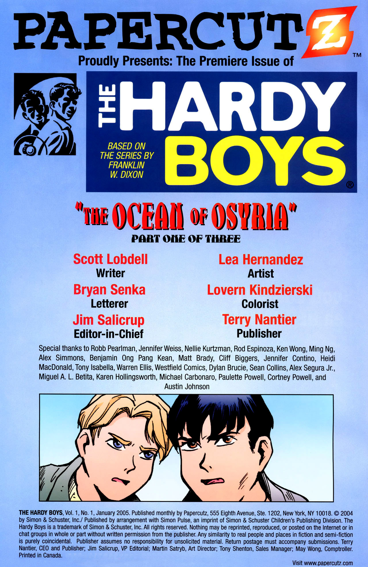 Read online The Hardy Boys comic -  Issue #1 - 2