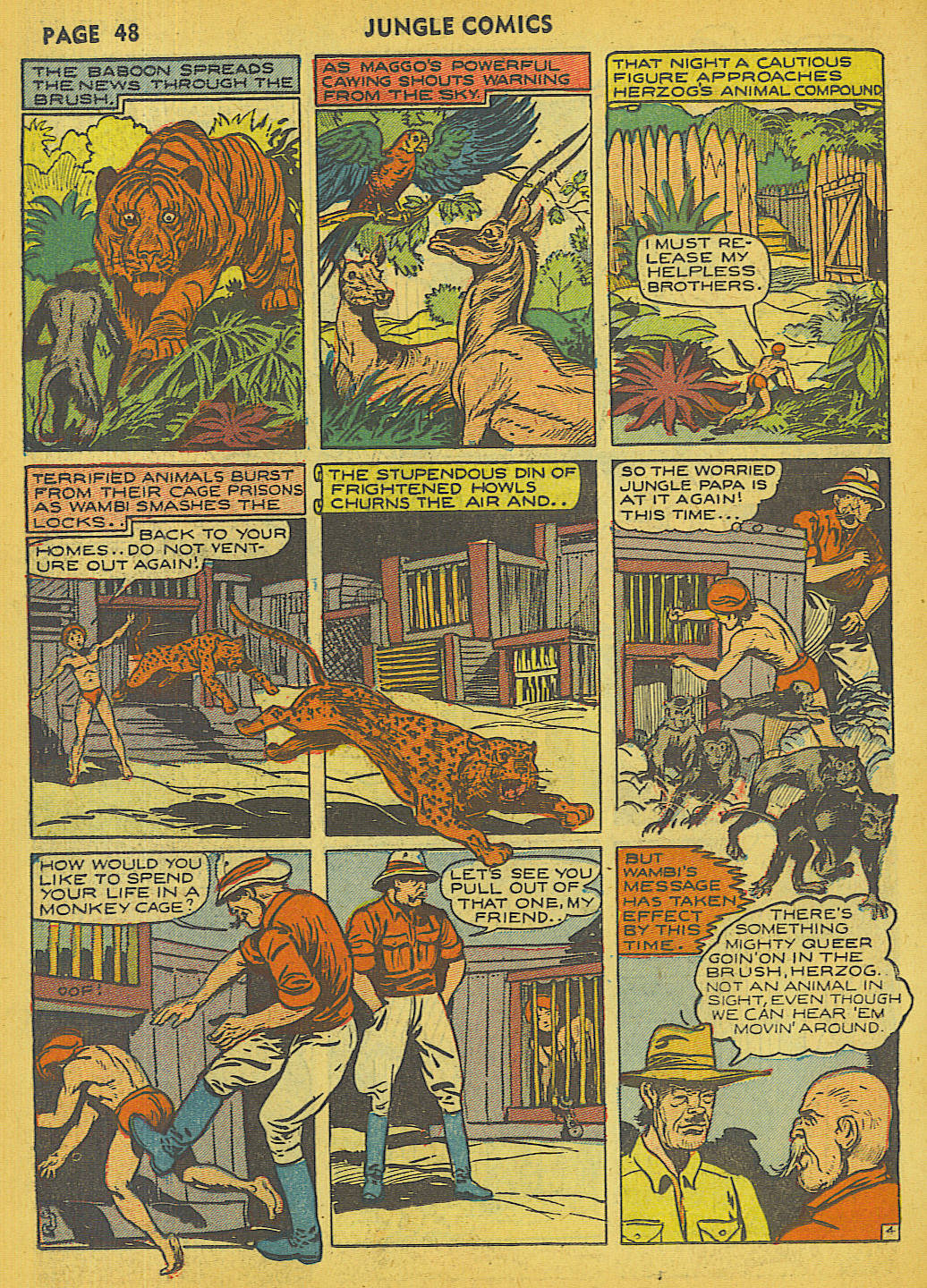 Read online Jungle Comics comic -  Issue #27 - 50