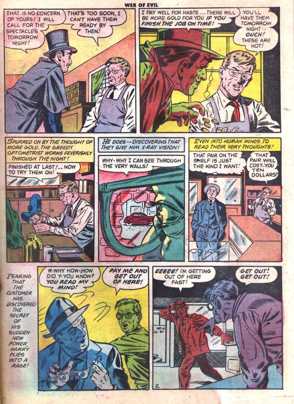 Read online Web of Evil comic -  Issue #4 - 19