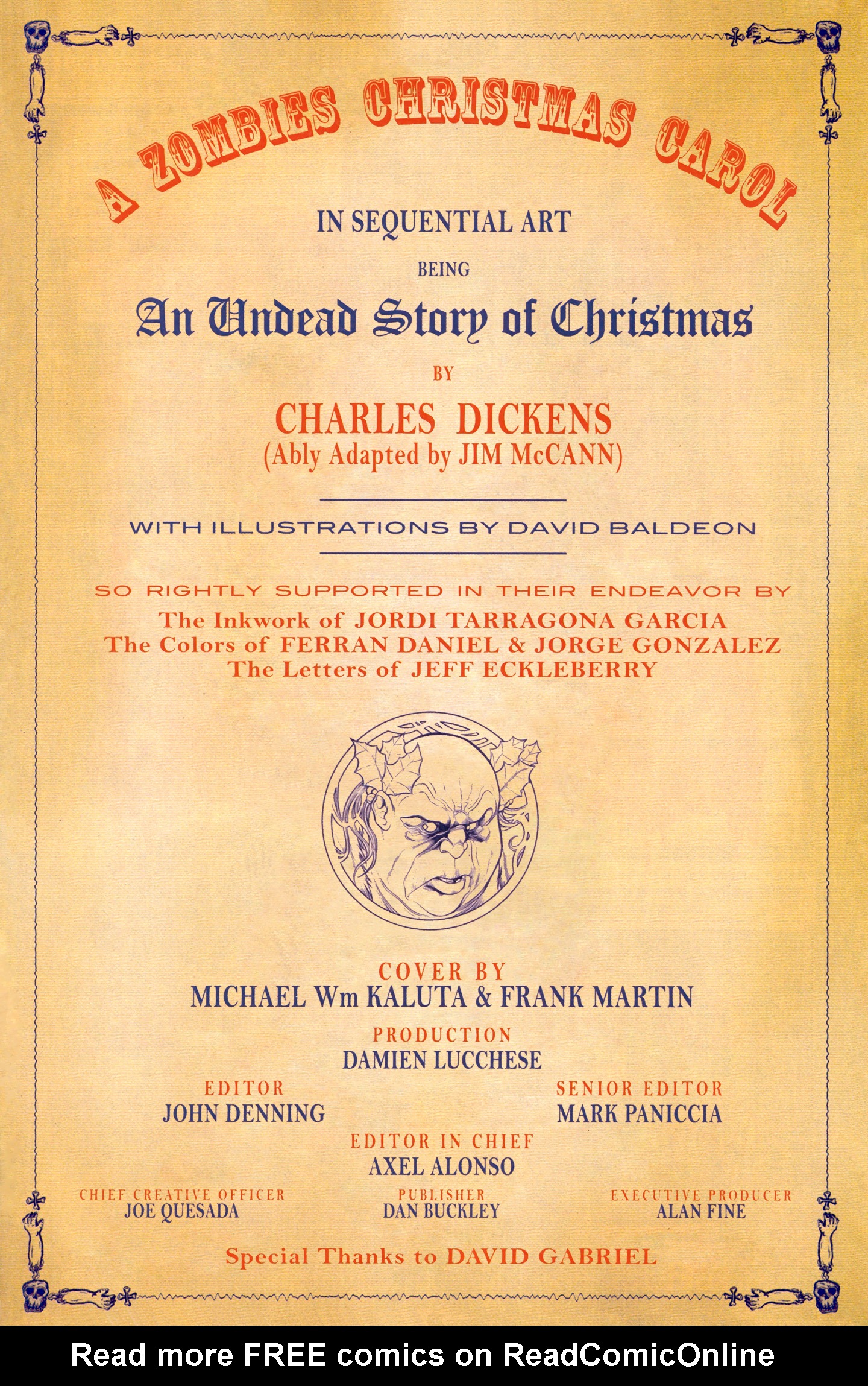 Read online Zombies Christmas Carol comic -  Issue #3 - 2