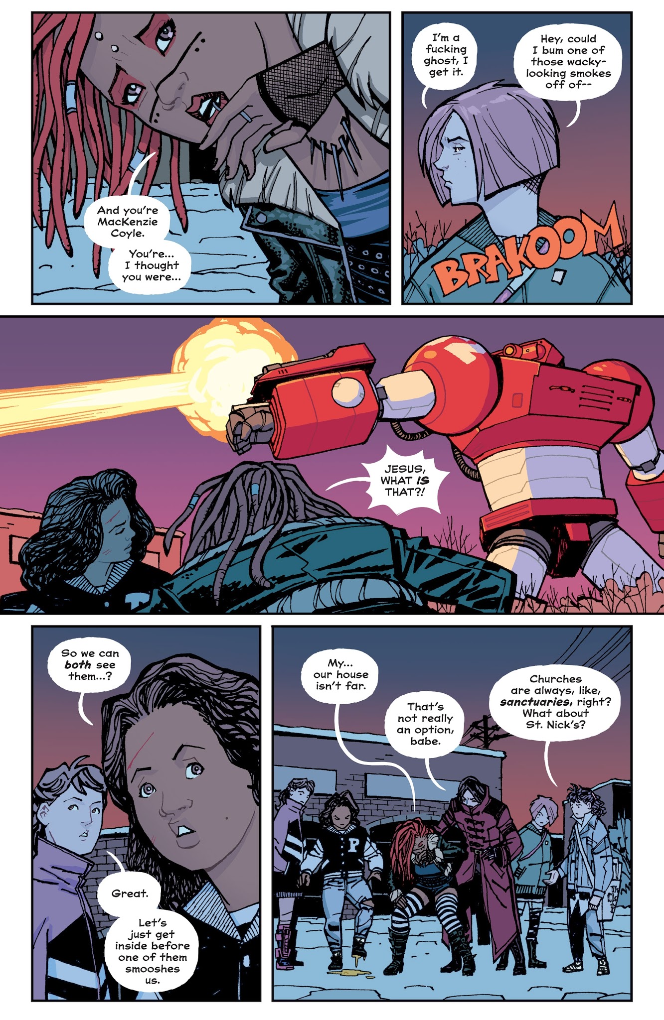 Read online Paper Girls comic -  Issue #19 - 18