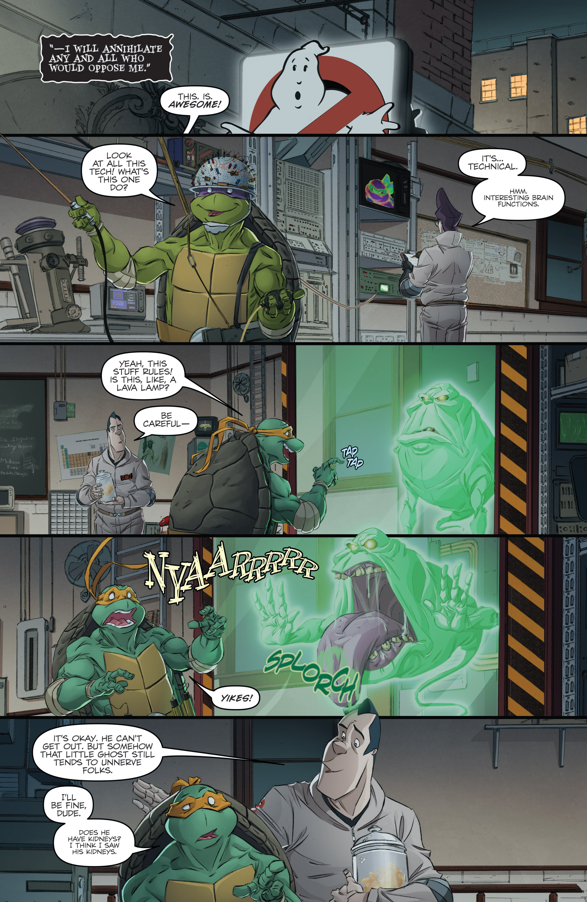 Read online Teenage Mutant Ninja Turtles/Ghostbusters comic -  Issue #2 - 16