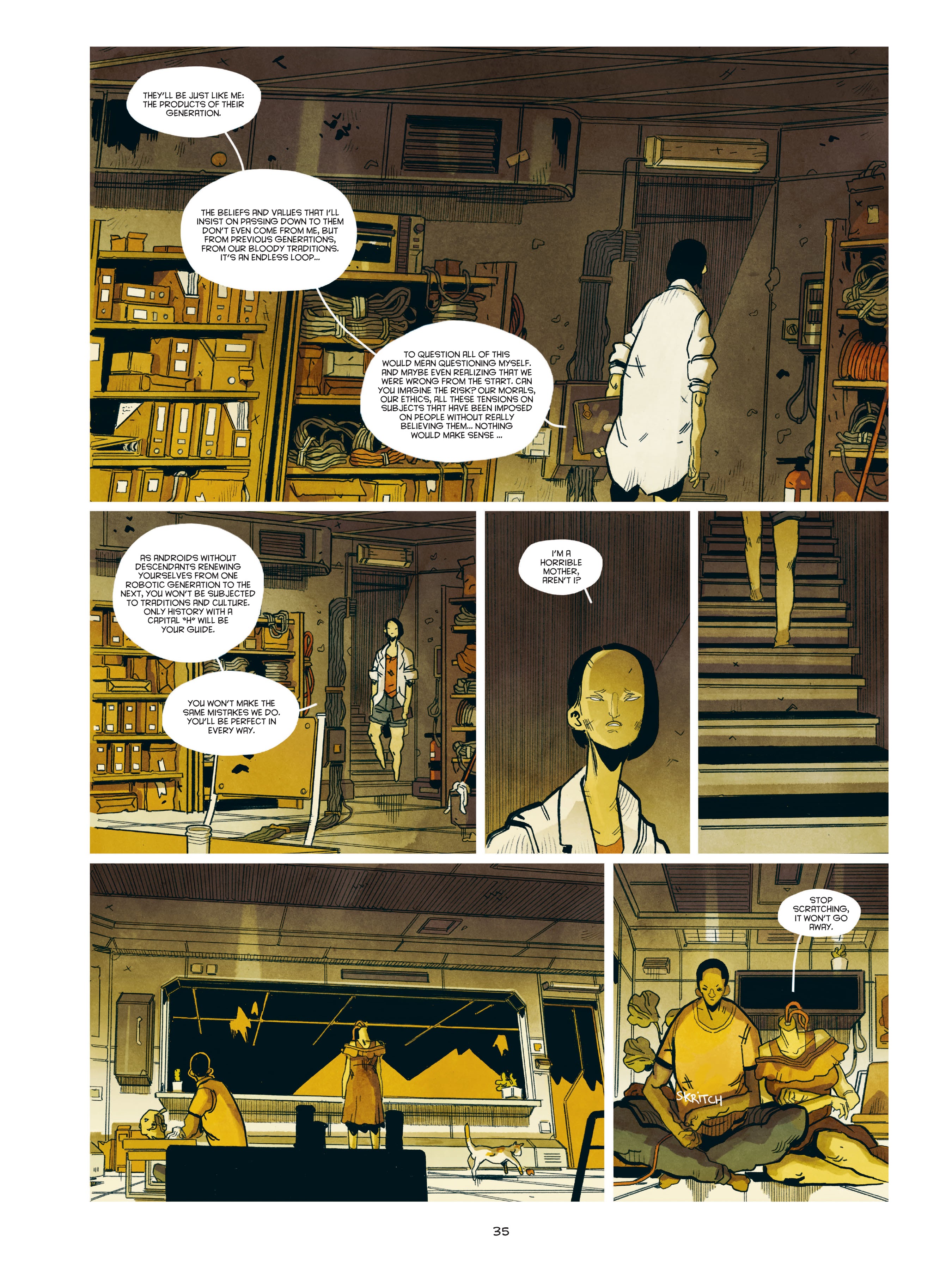 Read online Carbon & Silicon (2021) comic -  Issue #1 - 35
