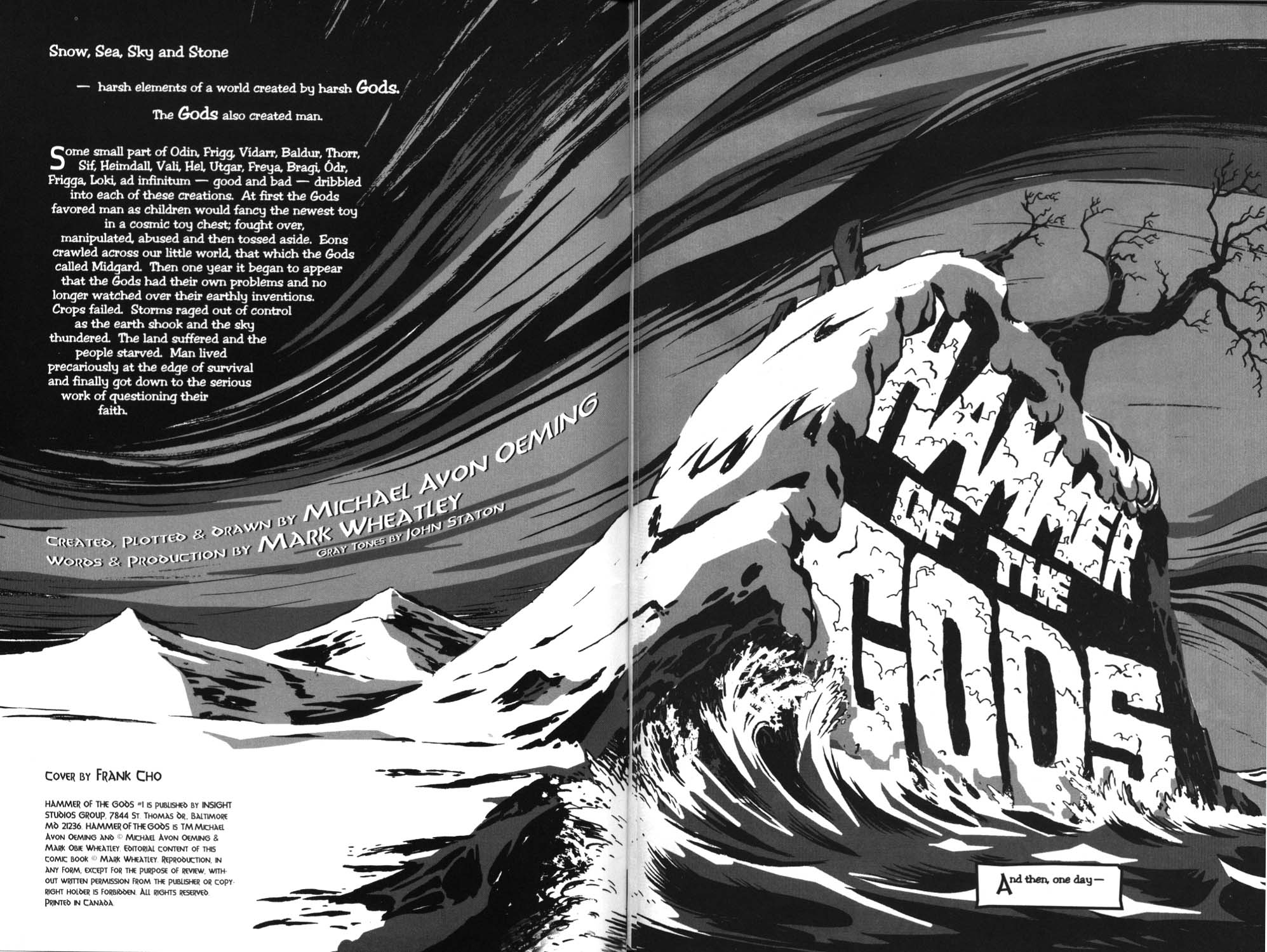 Read online Hammer of the Gods comic -  Issue #1 - 2