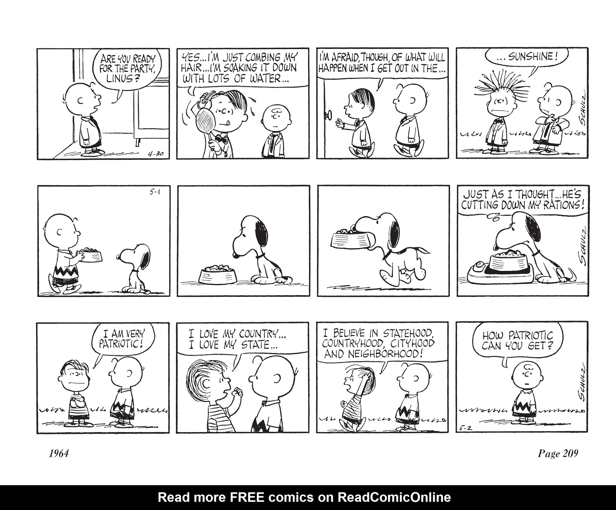 Read online The Complete Peanuts comic -  Issue # TPB 7 - 220