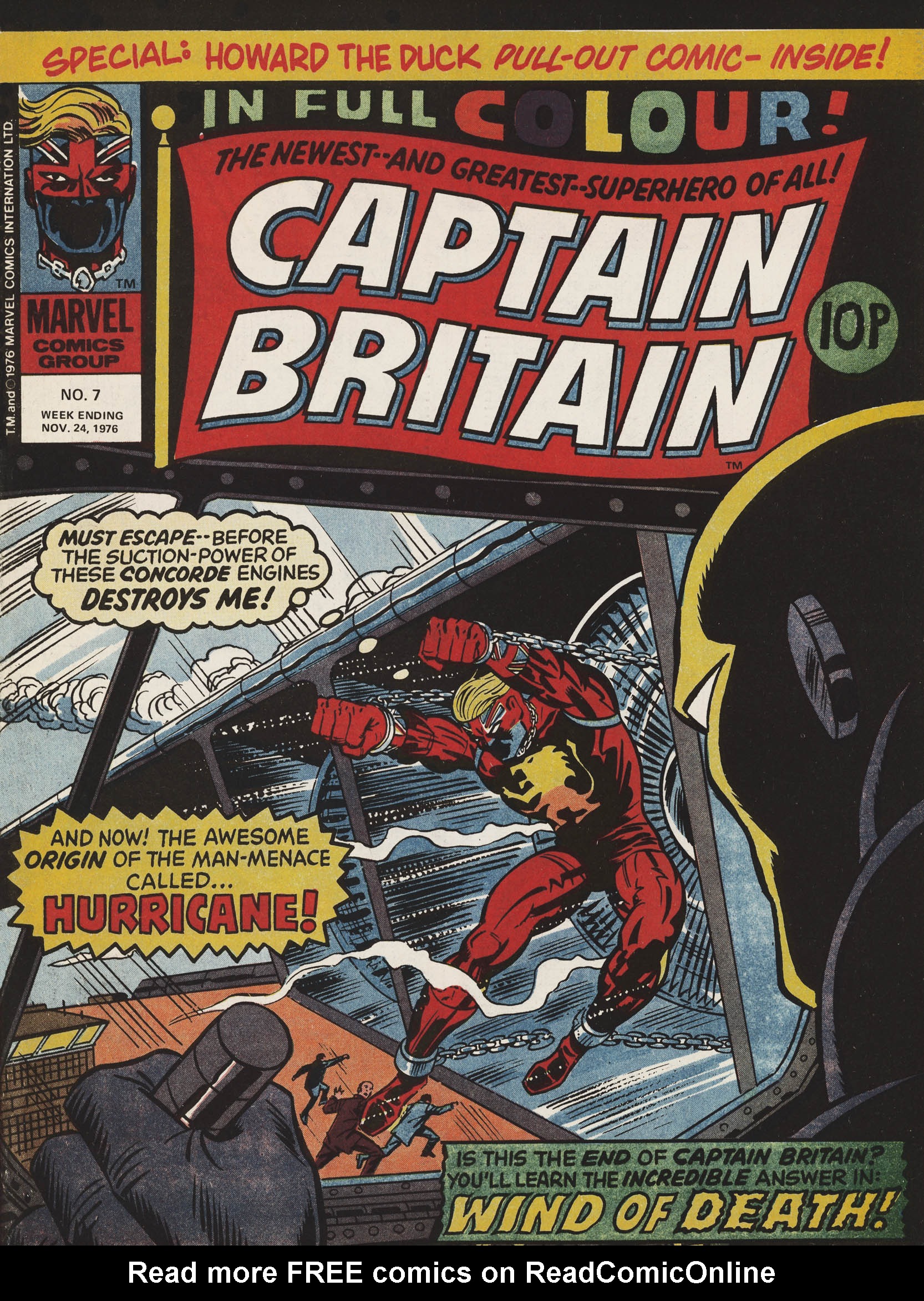 Read online Captain Britain (1976) comic -  Issue #7 - 1