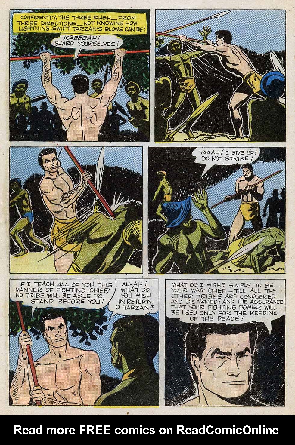 Read online Tarzan (1948) comic -  Issue #101 - 8