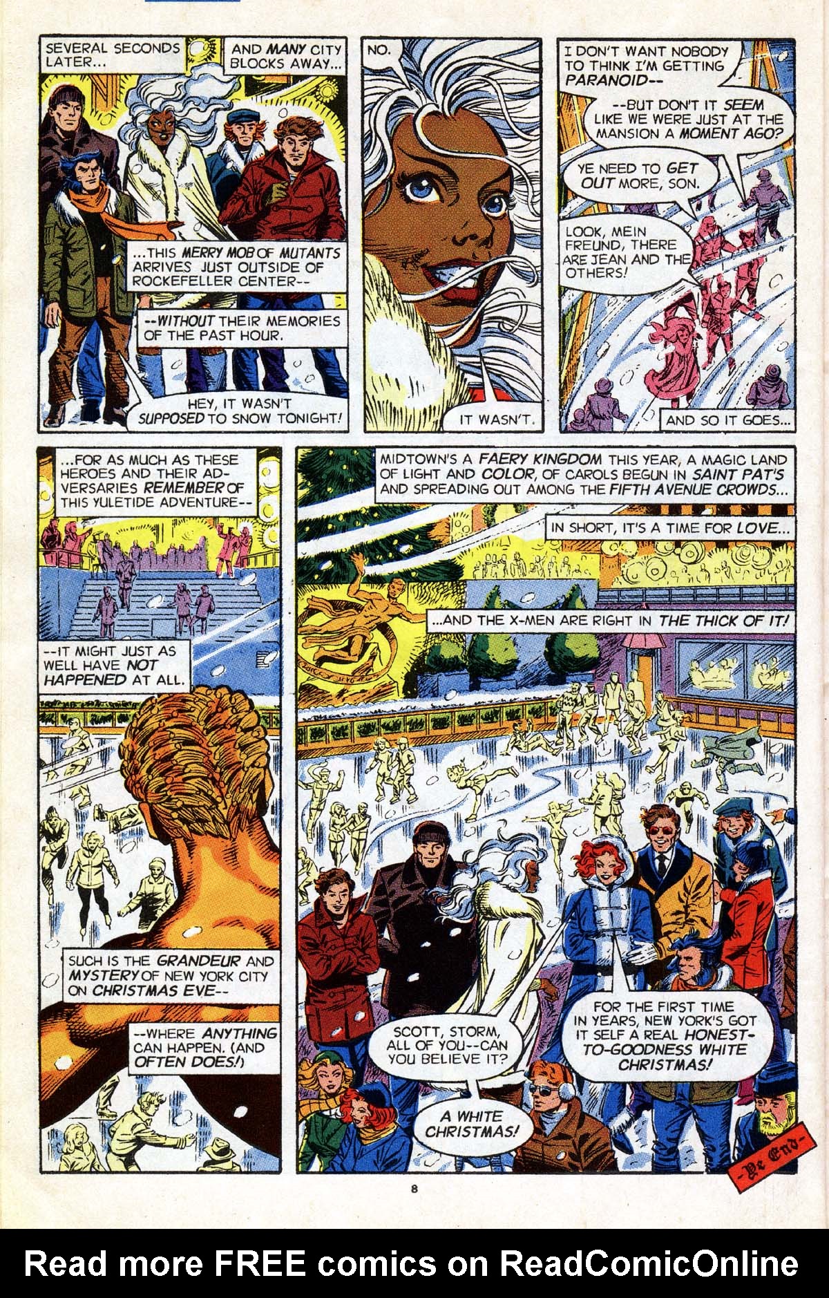 Read online Marvel Holiday Special (1991) comic -  Issue #1991 - 11
