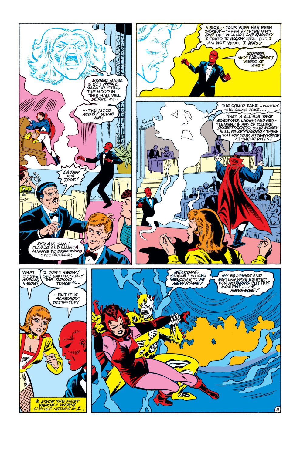 Read online The Vision and the Scarlet Witch (1985) comic -  Issue #5 - 9