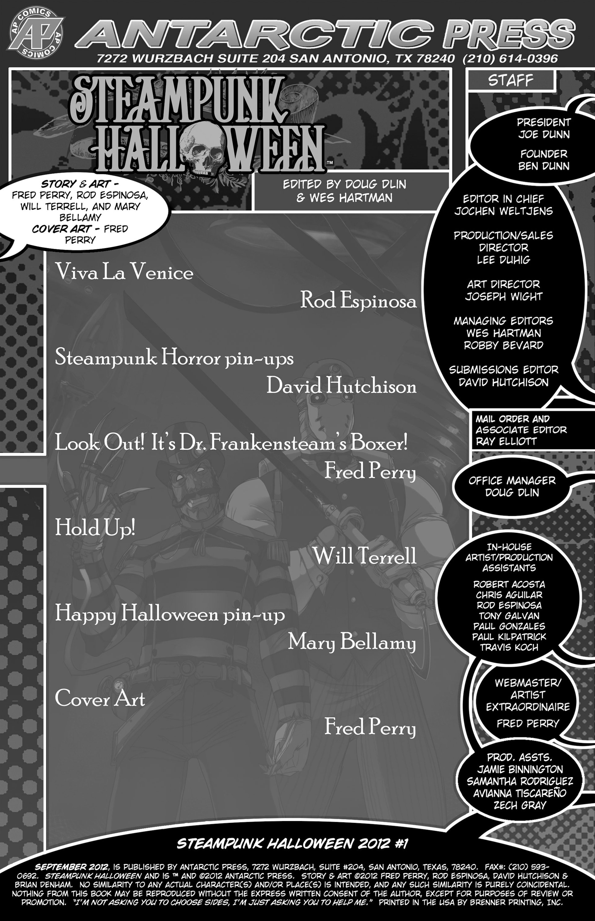 Read online Steampunk Halloween 2012 comic -  Issue # Full - 2