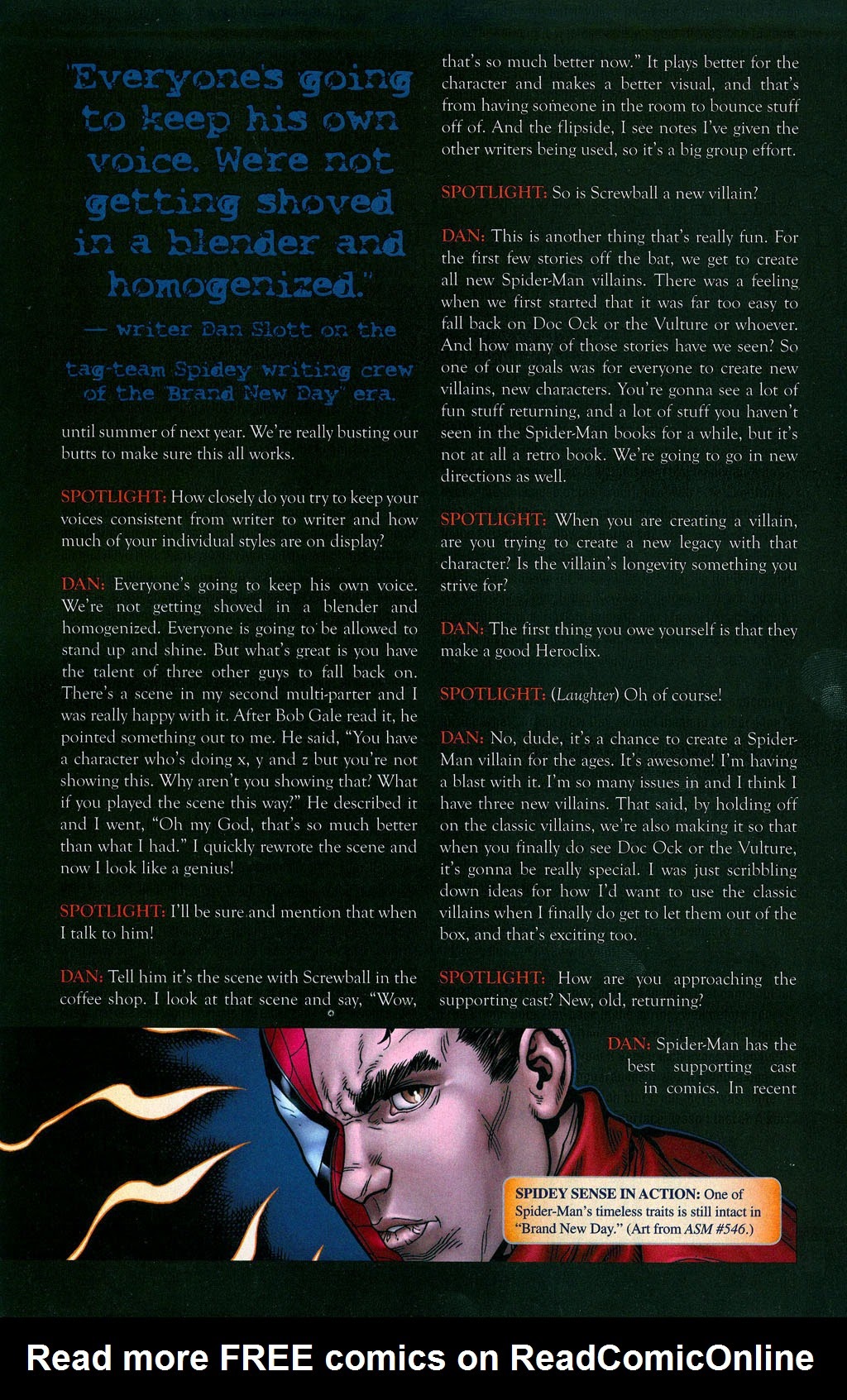 Read online Marvel Spotlight: Spider-Man - One More Day/Brand New Day comic -  Issue # Full - 15