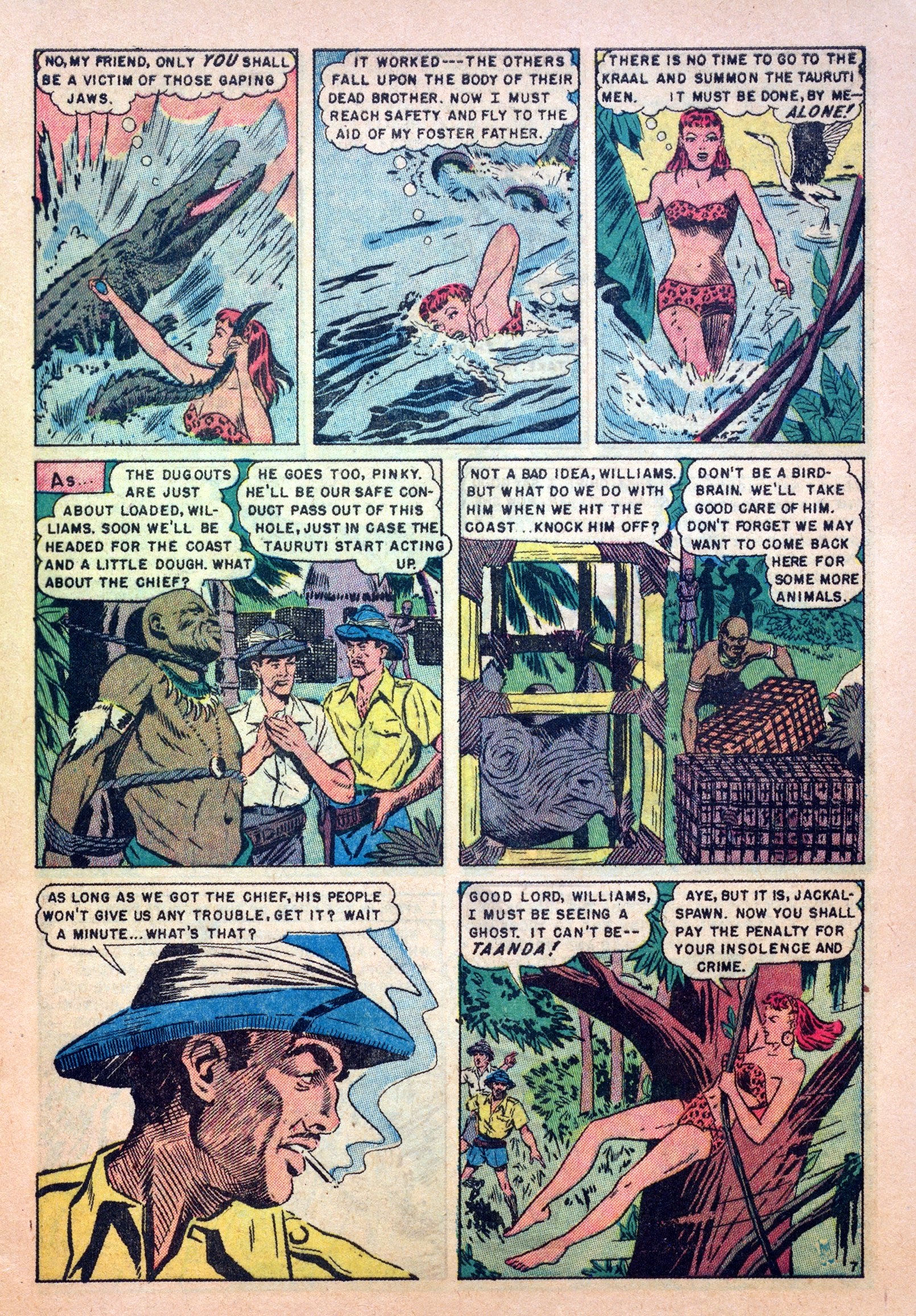 Read online Taanda White Princess of the Jungle comic -  Issue #1 - 9