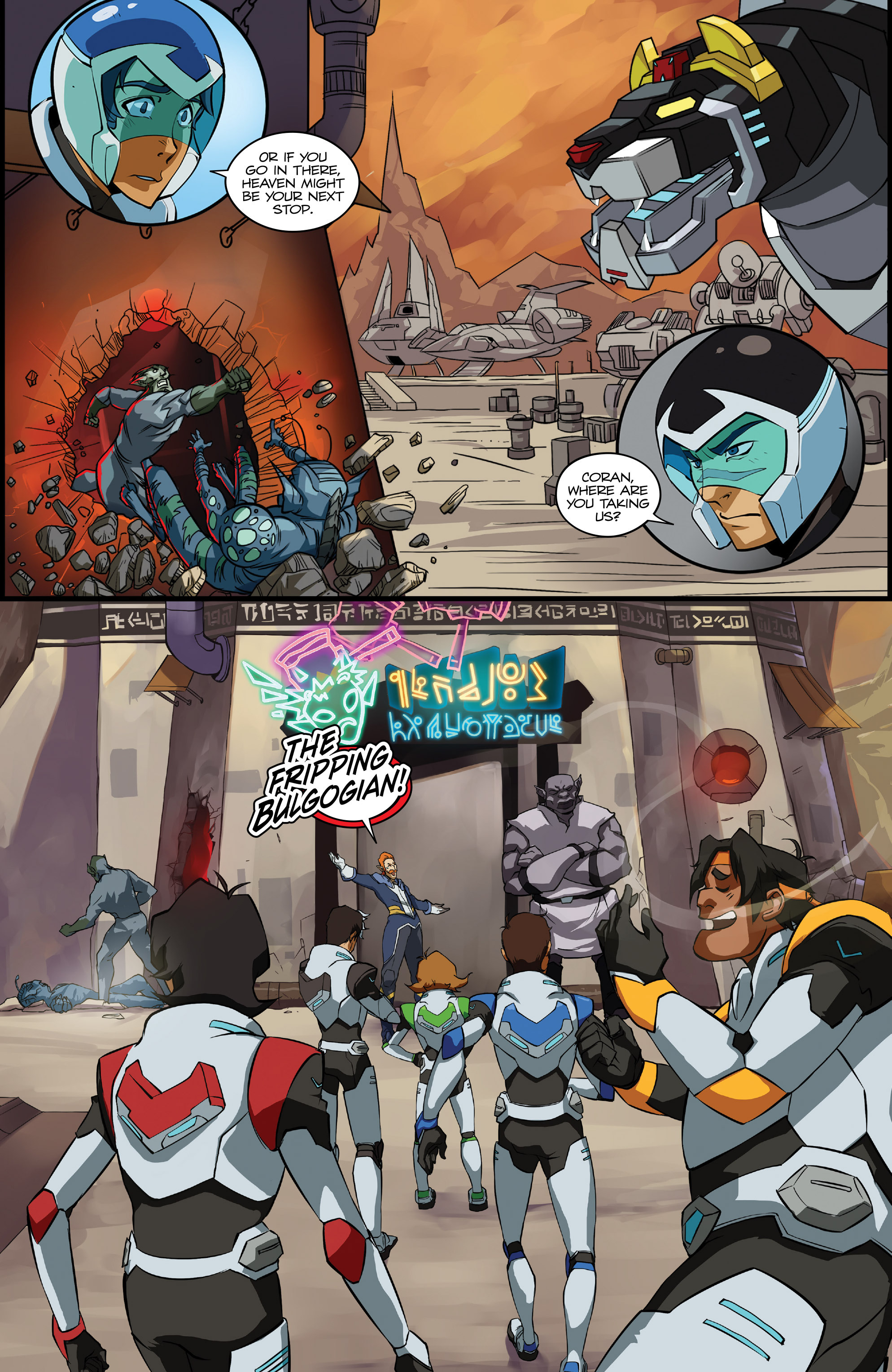 Read online Voltron: Legendary Defender comic -  Issue #1 - 9