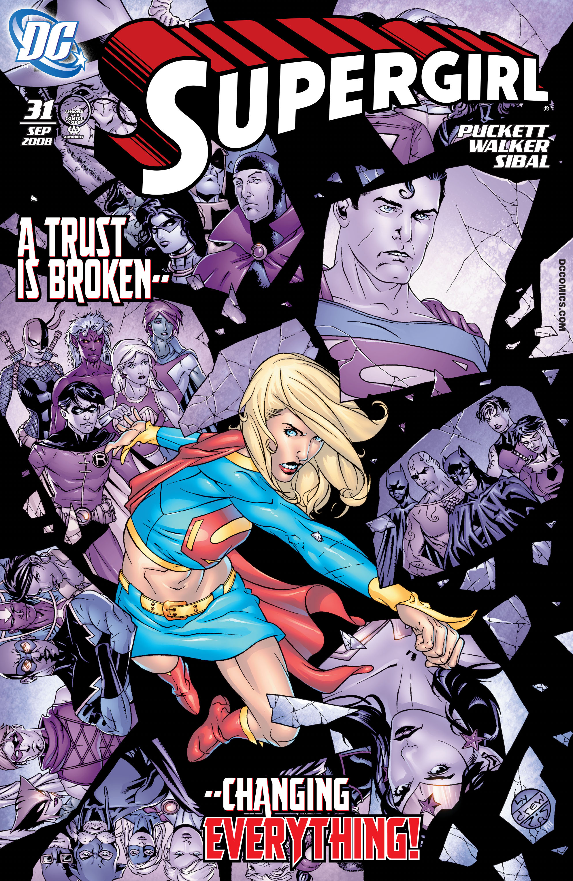 Read online Supergirl (2005) comic -  Issue #31 - 1