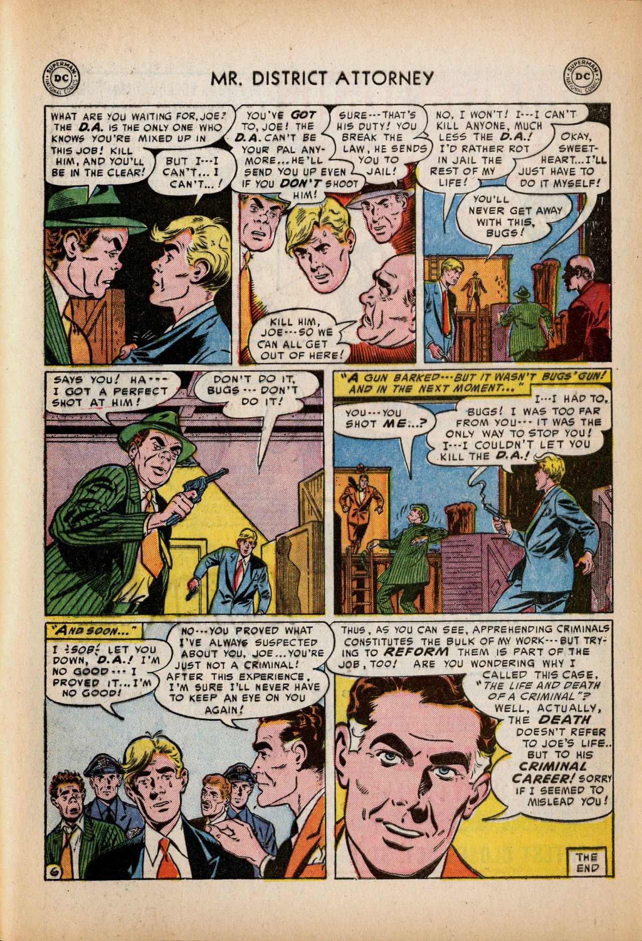 Read online Mr. District Attorney comic -  Issue #36 - 33