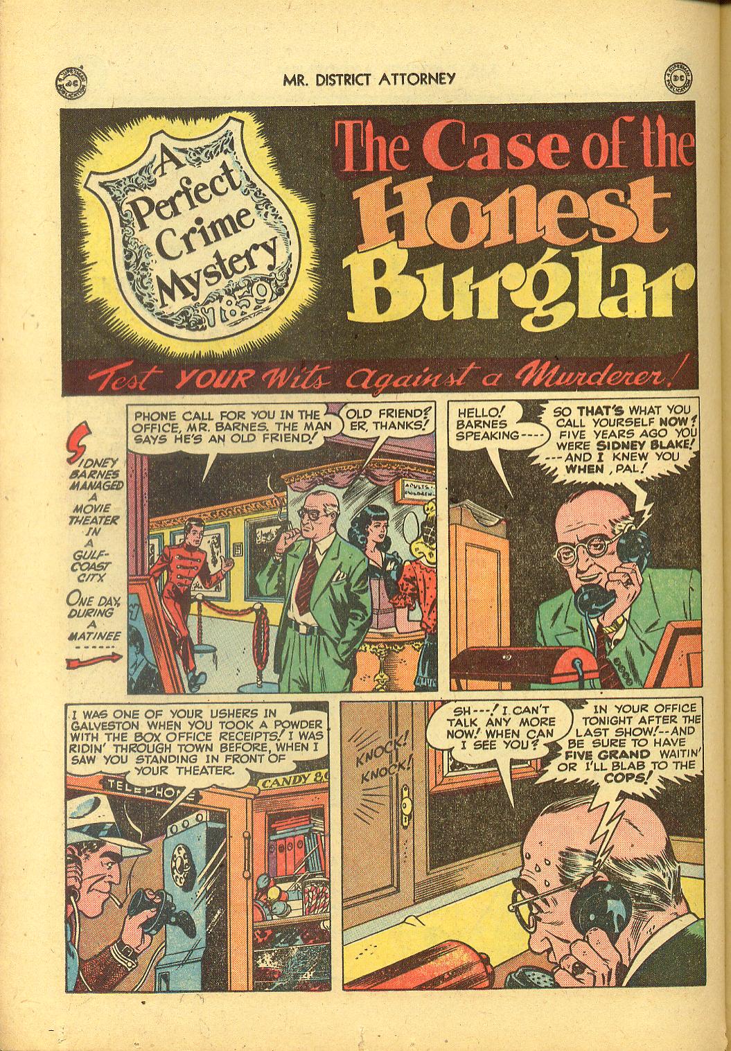 Read online Mr. District Attorney comic -  Issue #2 - 38