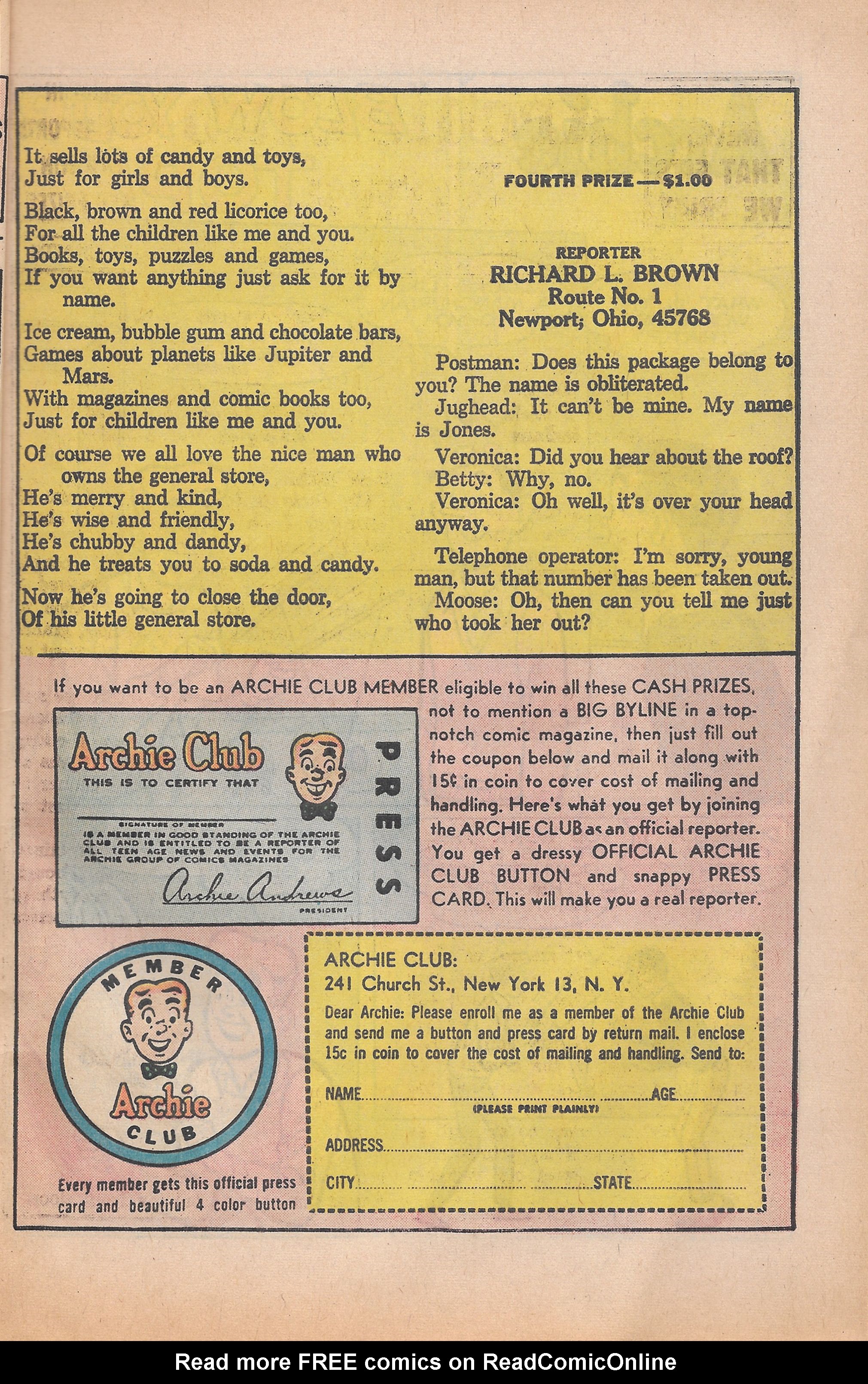 Read online Archie's Pals 'N' Gals (1952) comic -  Issue #31 - 25