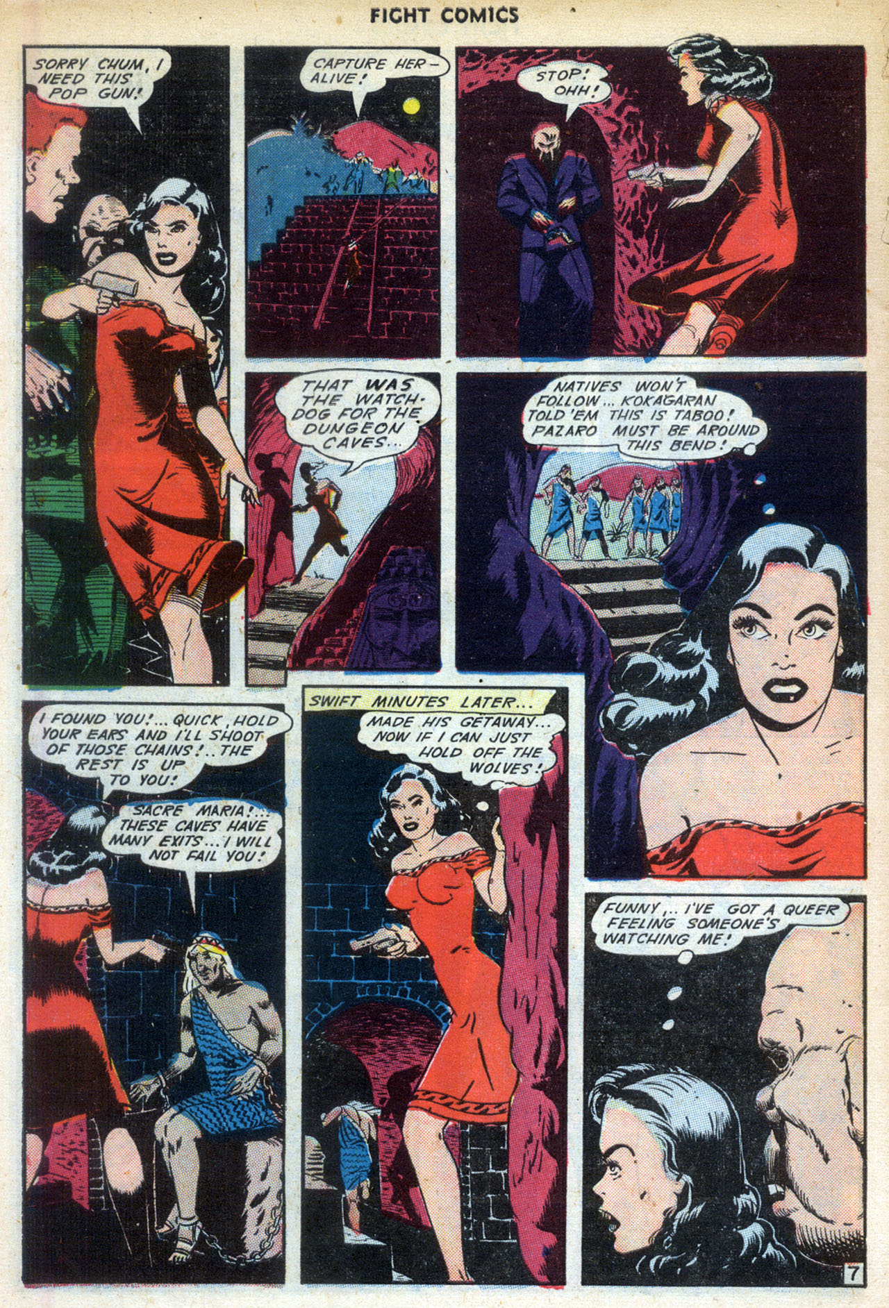 Read online Fight Comics comic -  Issue #34 - 48