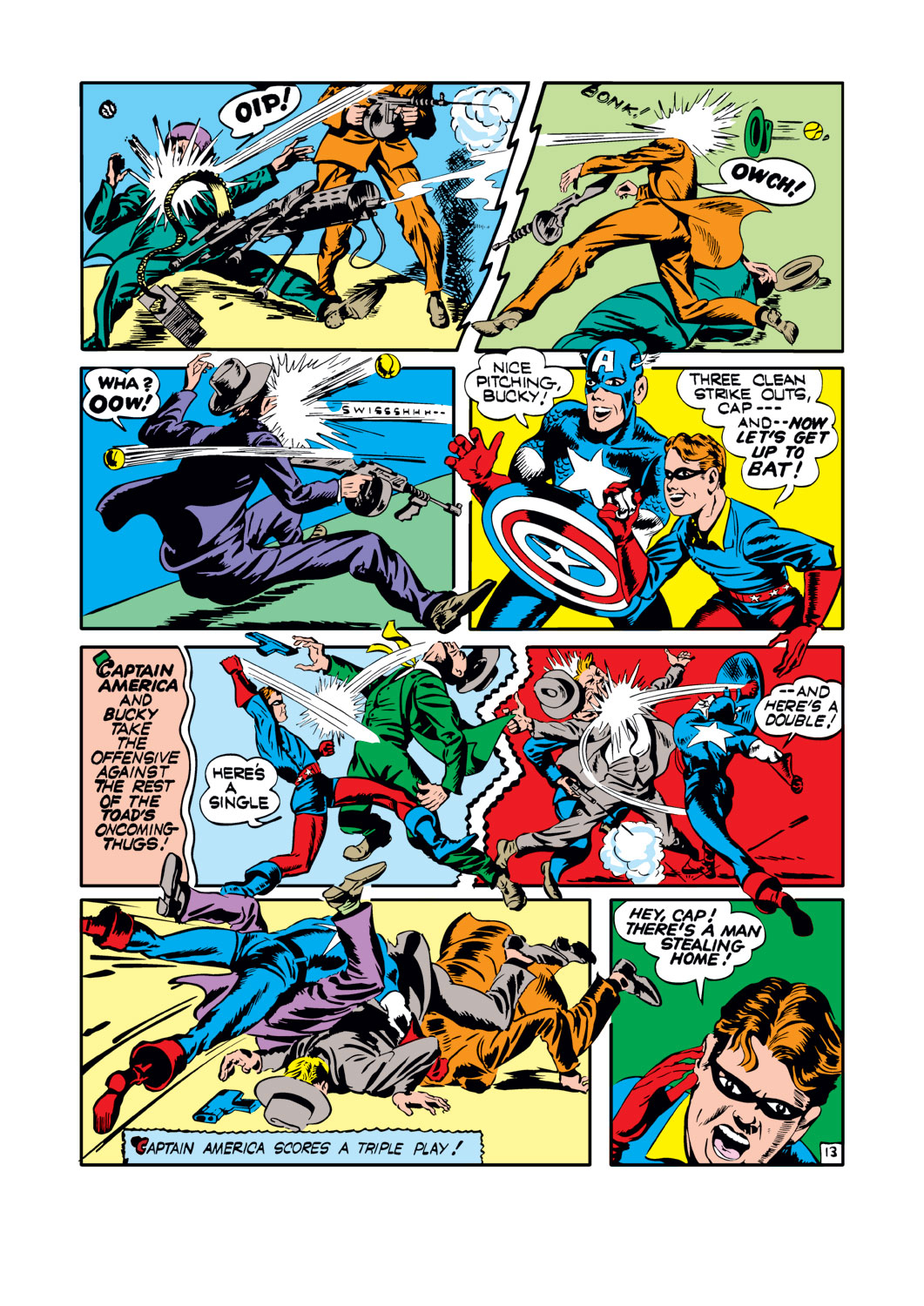 Read online Captain America Comics comic -  Issue #7 - 29