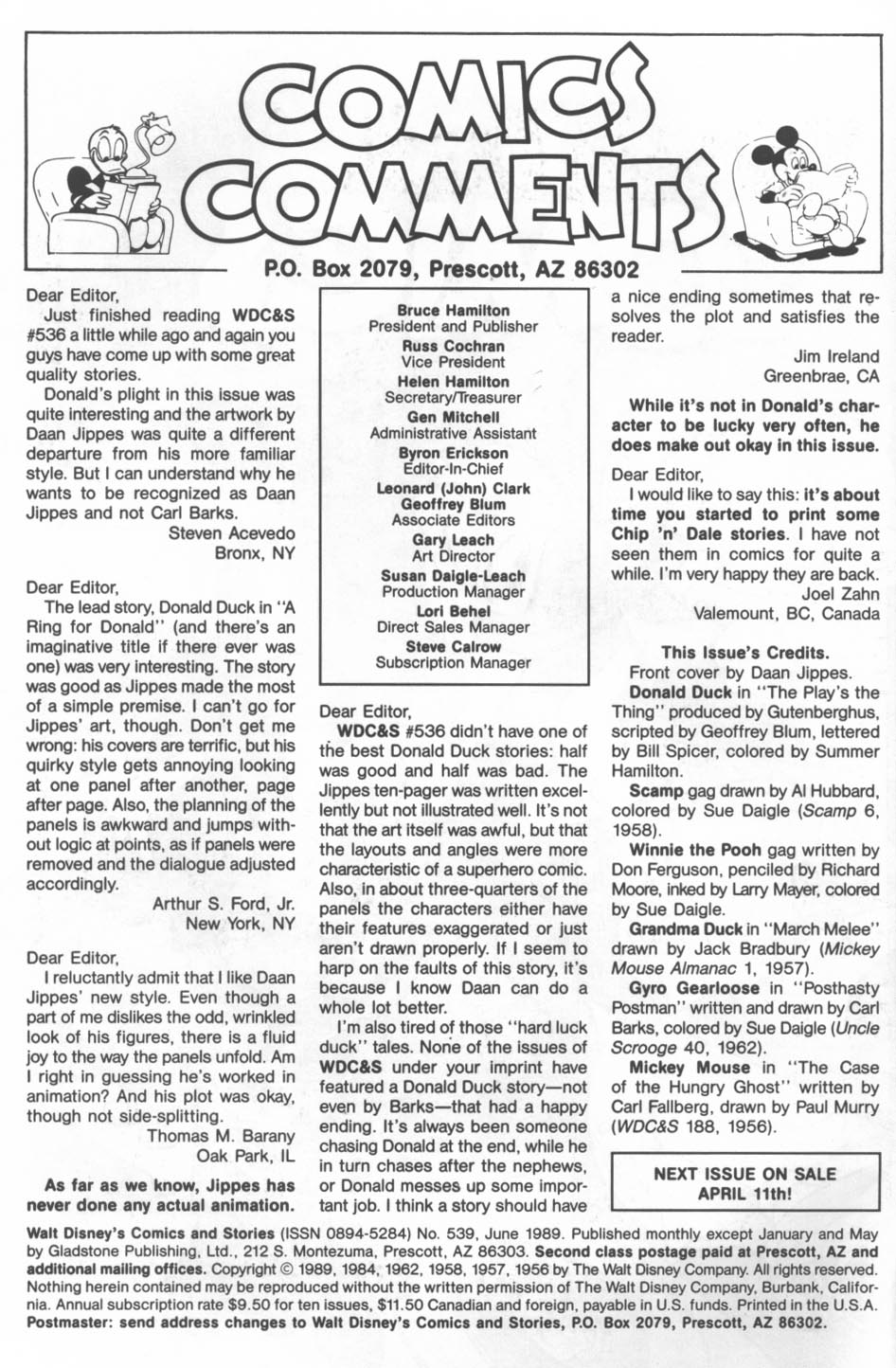 Read online Walt Disney's Comics and Stories comic -  Issue #539 - 2