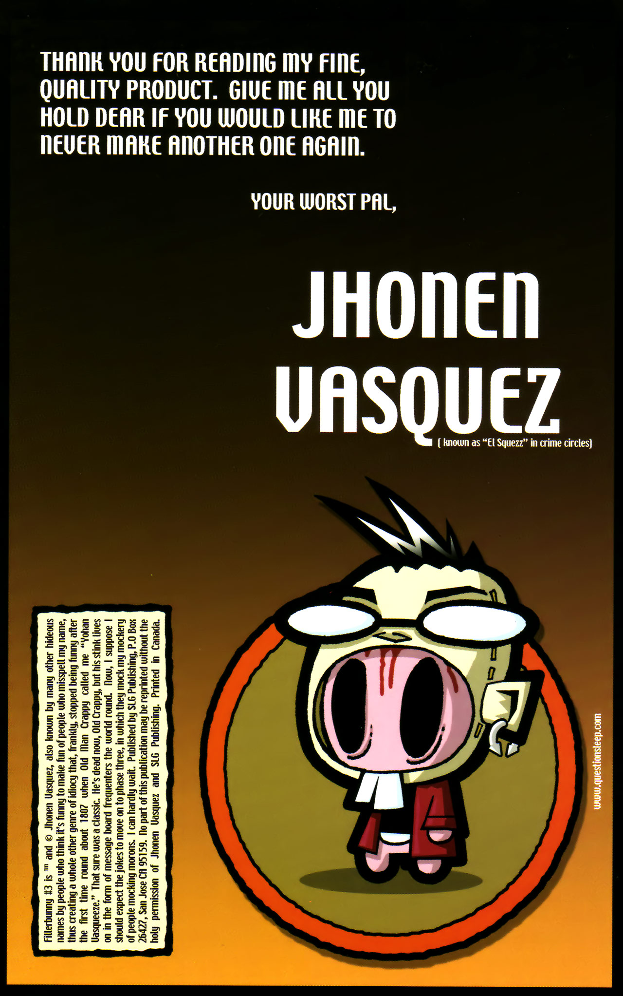 Read online Filler Bunny comic -  Issue #3 - 27