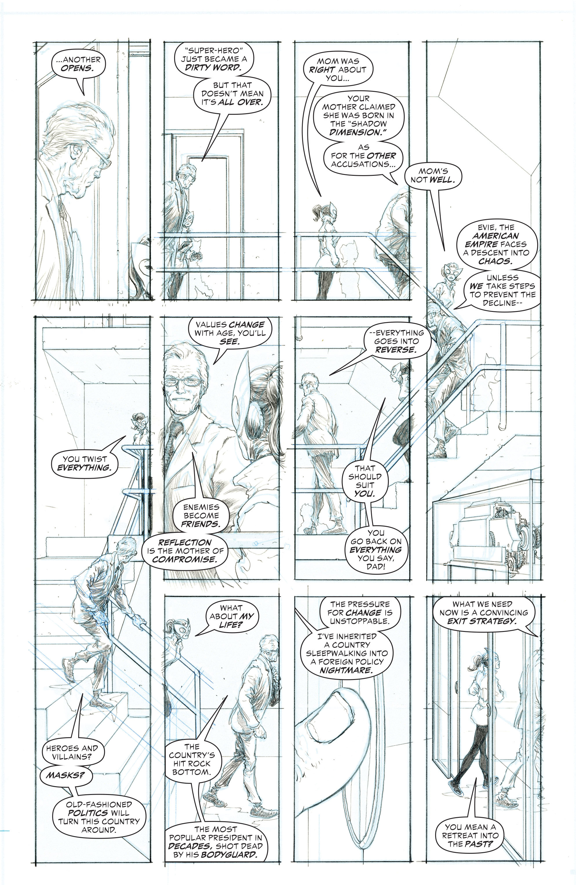 Read online The Multiversity: Pax Americana comic -  Issue # _Director's Cut - 7