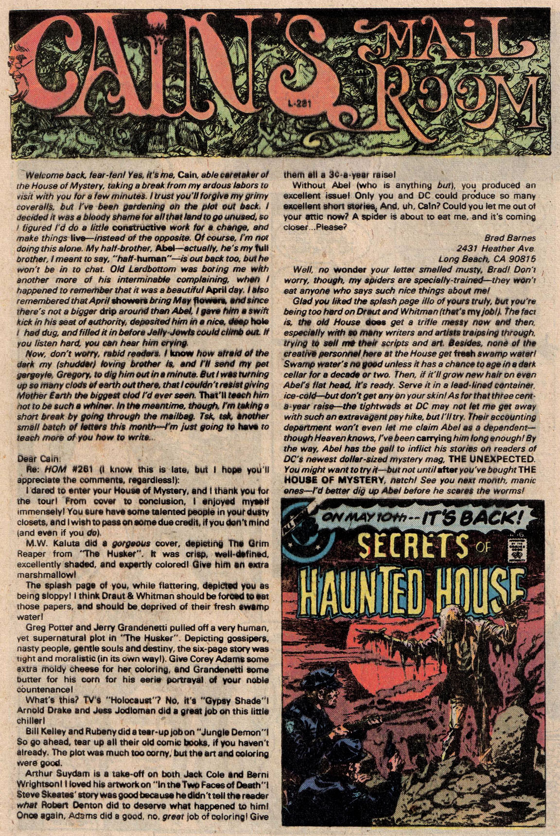 Read online House of Mystery (1951) comic -  Issue #270 - 27