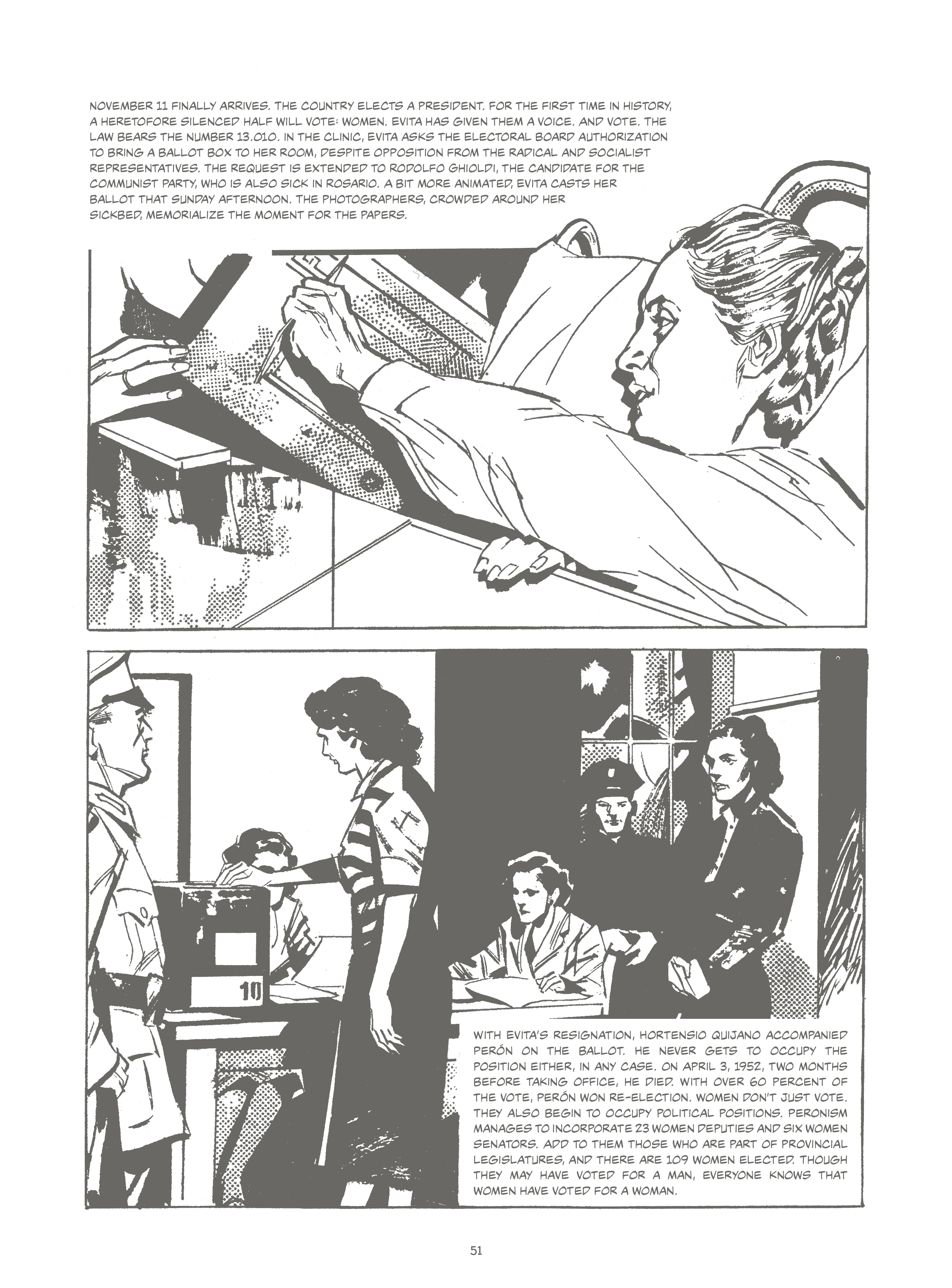 Read online Evita, the Life and Work of Eva Perón comic -  Issue # TPB - 56
