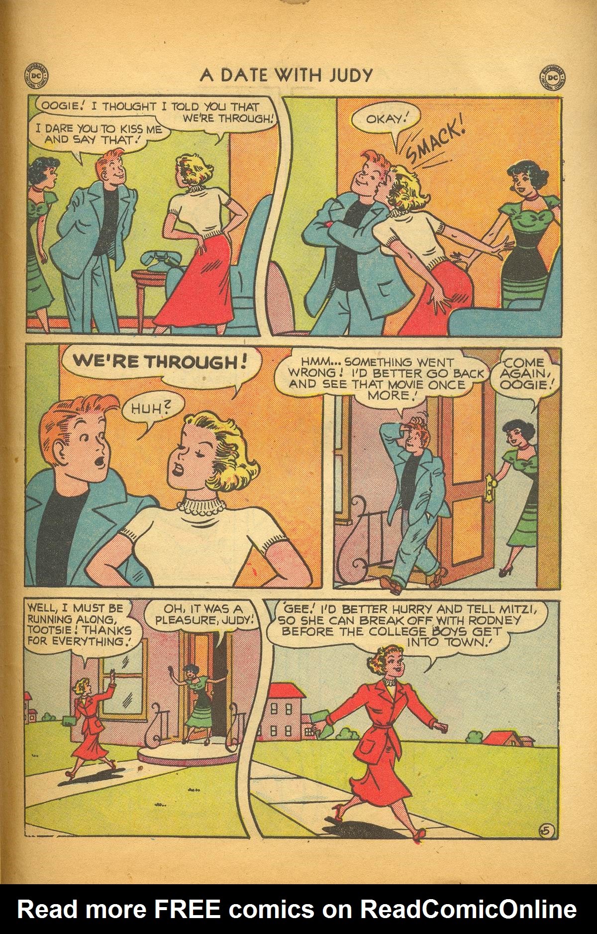 Read online A Date with Judy comic -  Issue #17 - 45