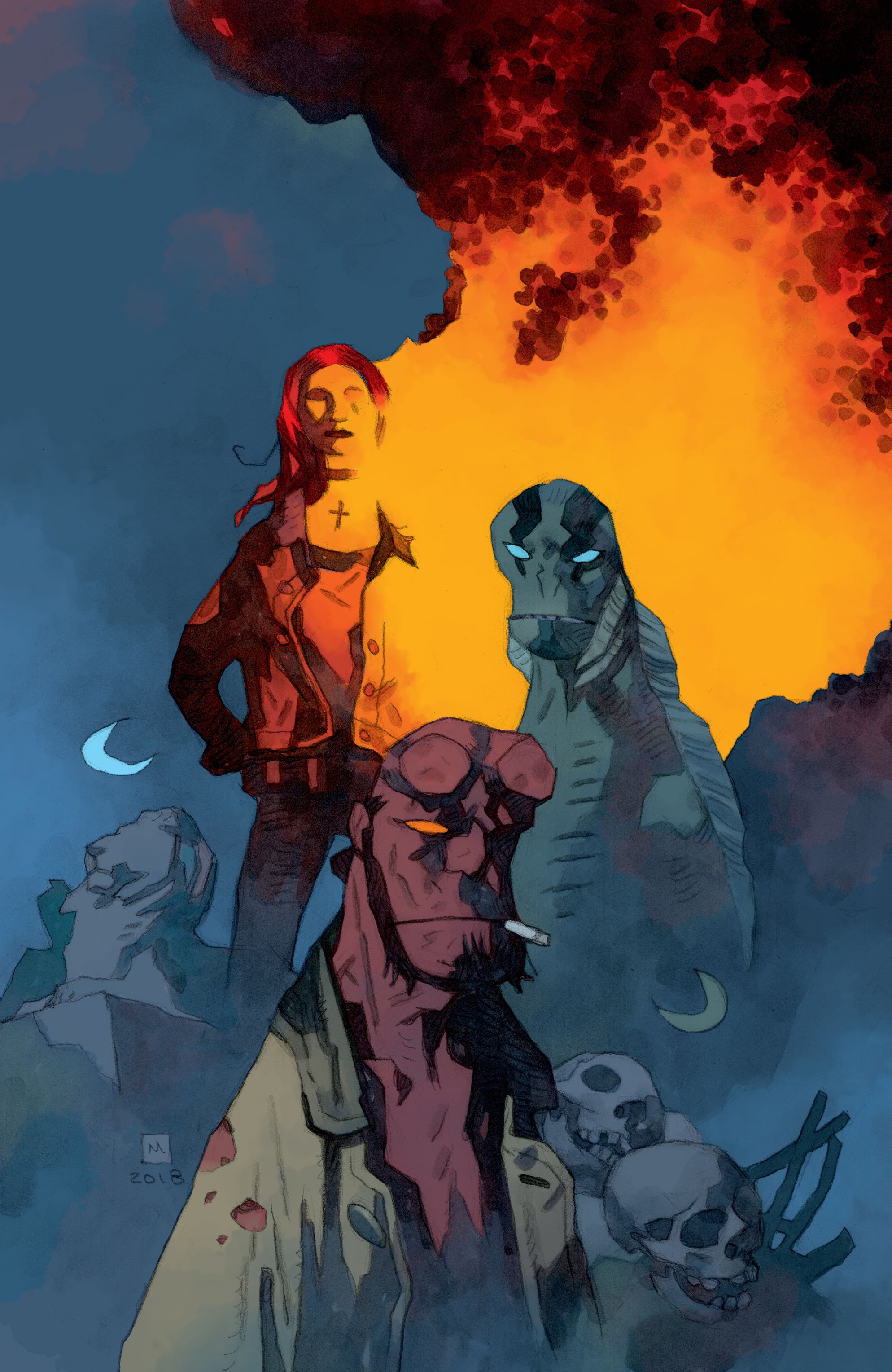 Read online B.P.R.D. The Devil You Know comic -  Issue # _Omnibus (Part 4) - 112