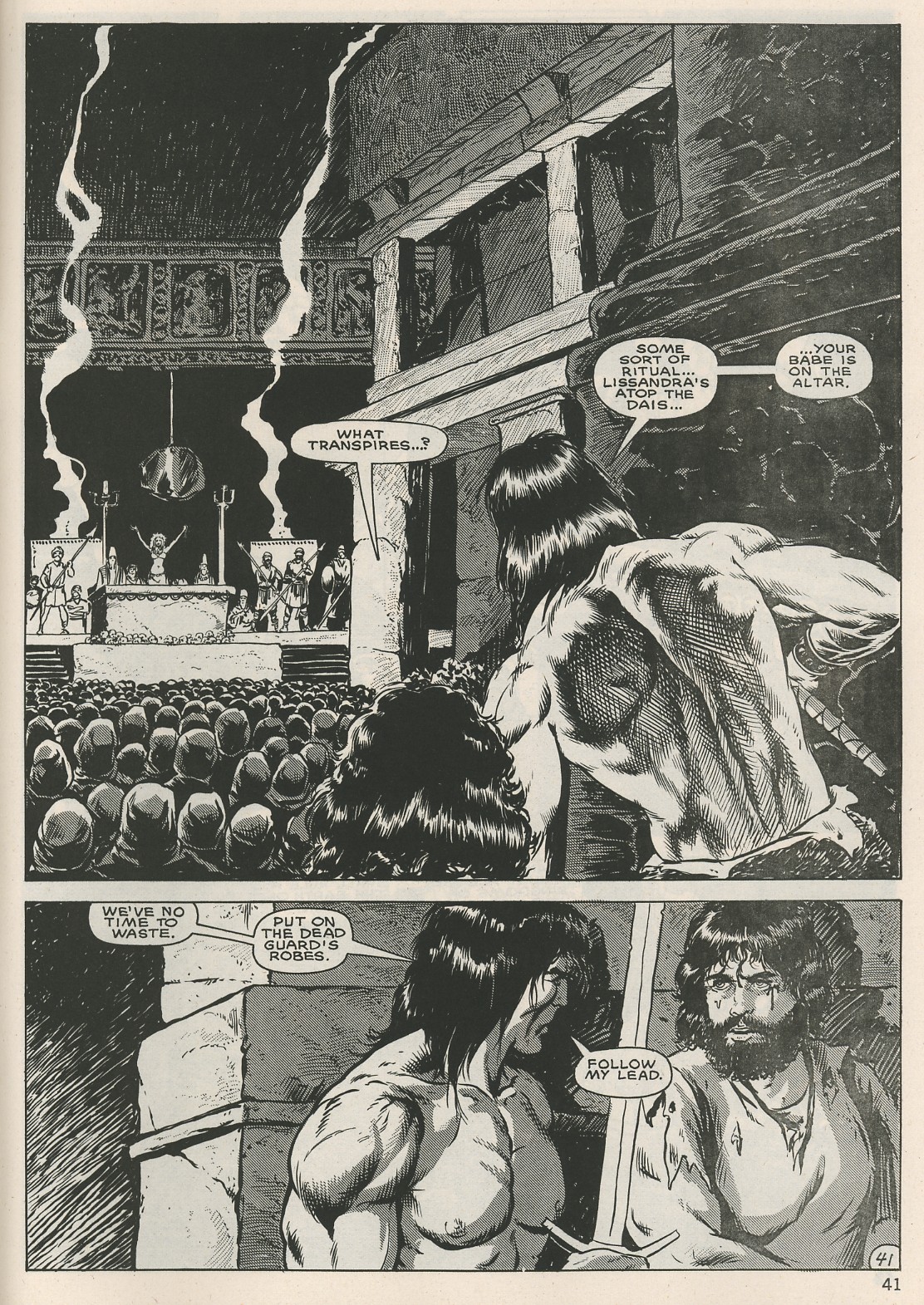 Read online The Savage Sword Of Conan comic -  Issue #125 - 41