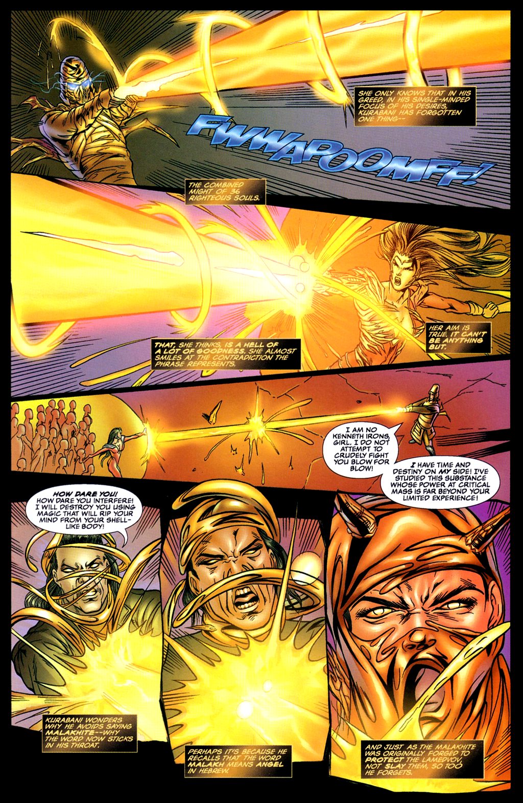 Read online Tomoe/Witchblade: Fire Sermon comic -  Issue # Full - 42