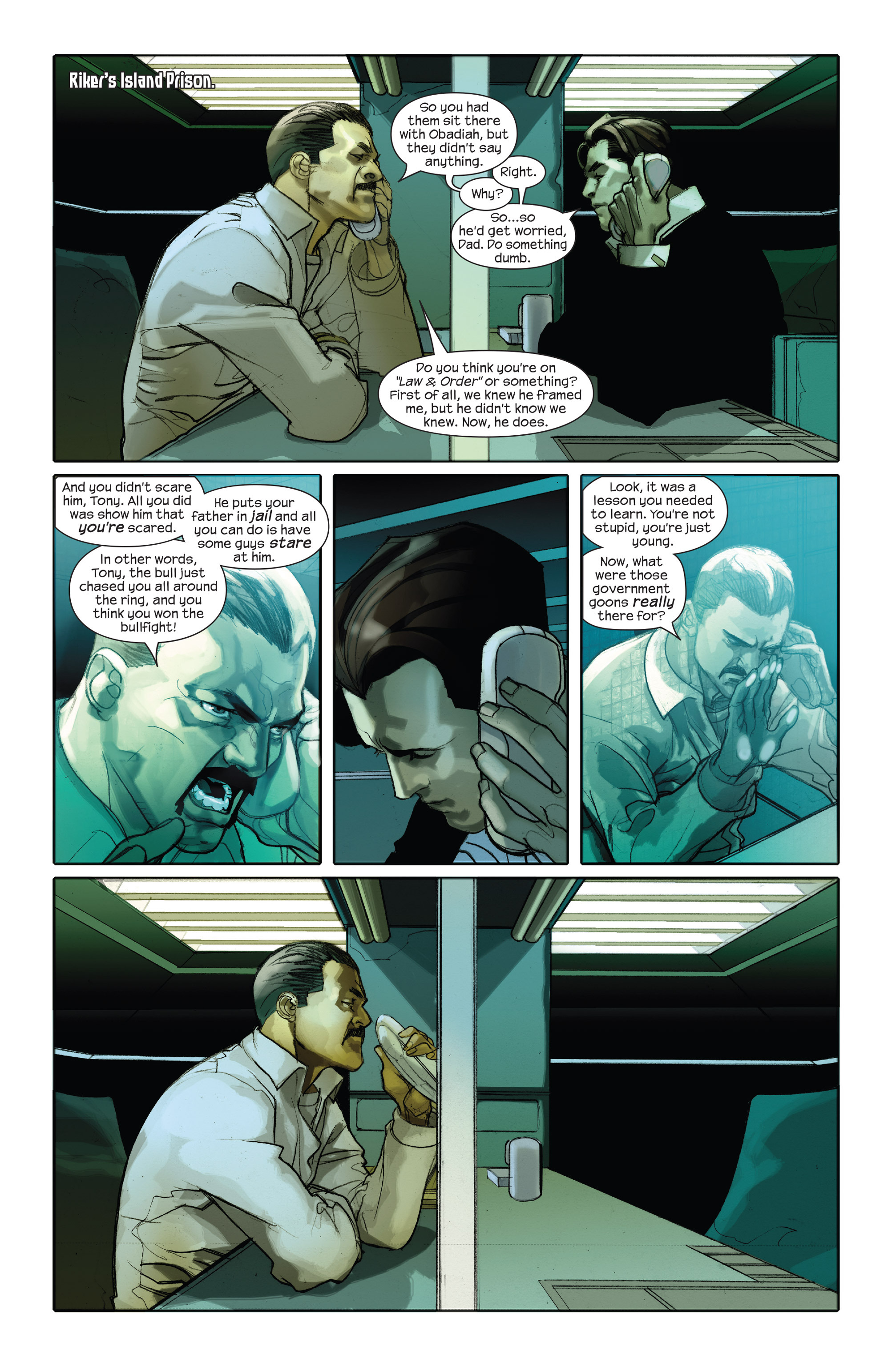 Read online Ultimate Iron Man II comic -  Issue #1 - 12