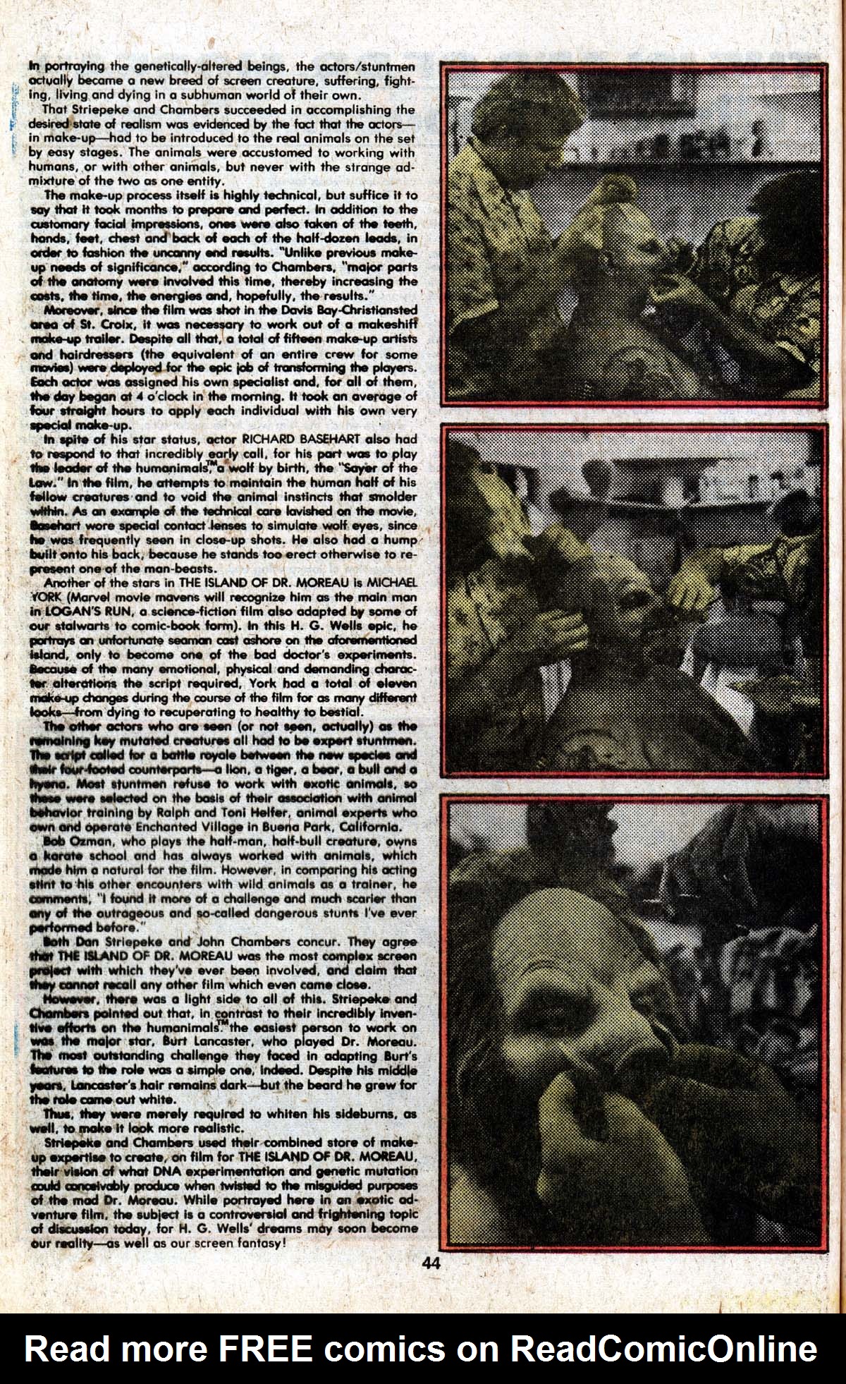 Read online The Island of Dr. Moreau (1977) comic -  Issue # Full - 34