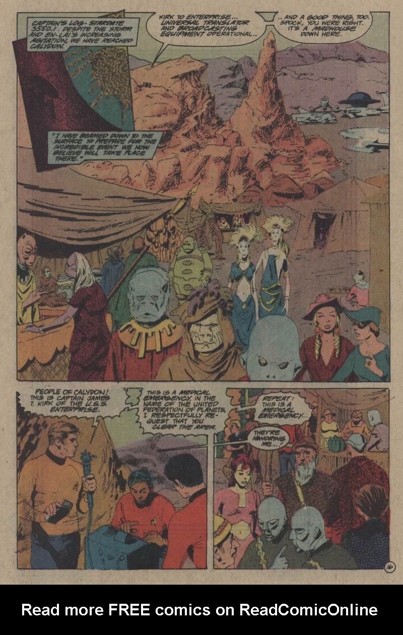 Read online Star Trek (1984) comic -  Issue #56 - 17