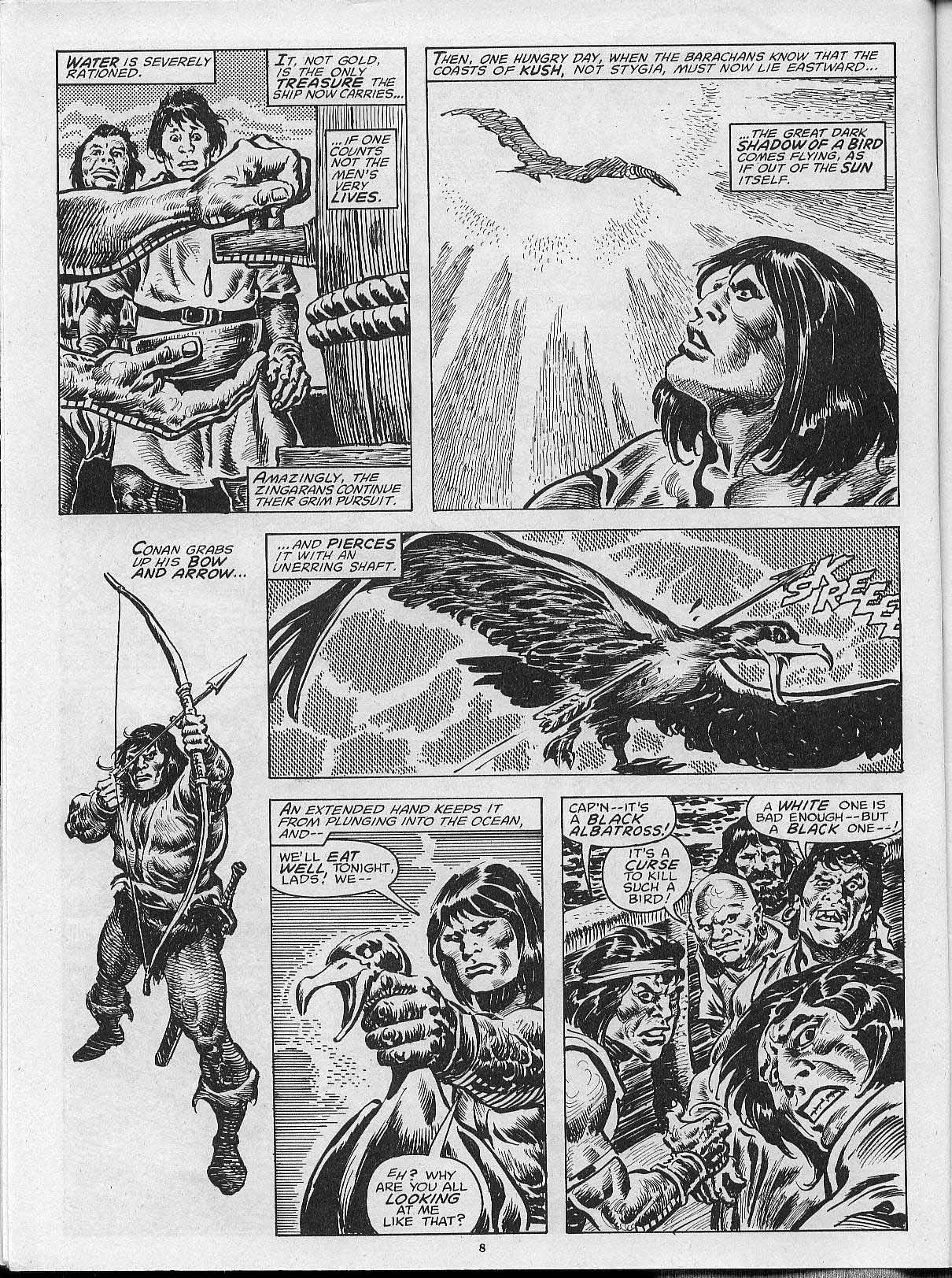 Read online The Savage Sword Of Conan comic -  Issue #202 - 10