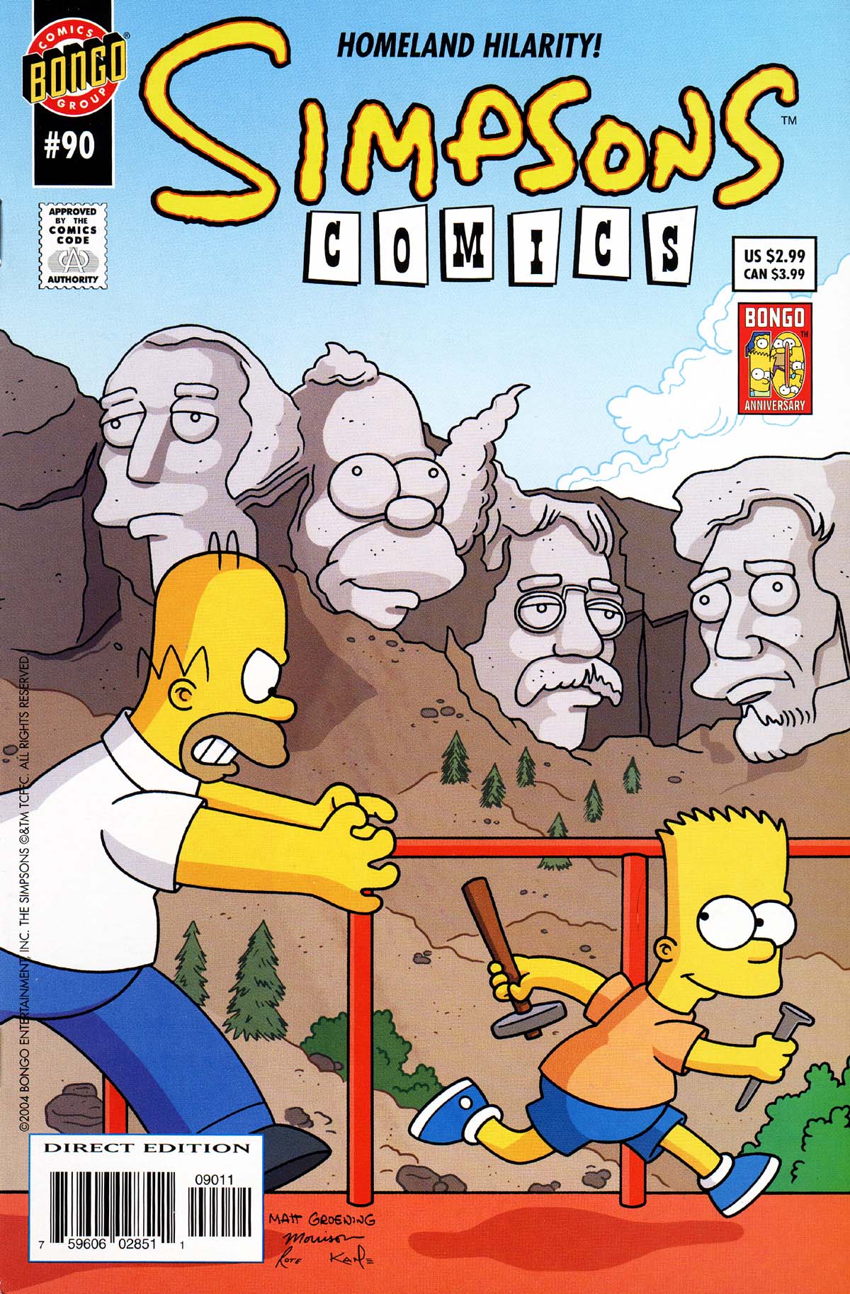 Read online Simpsons Comics comic -  Issue #90 - 1