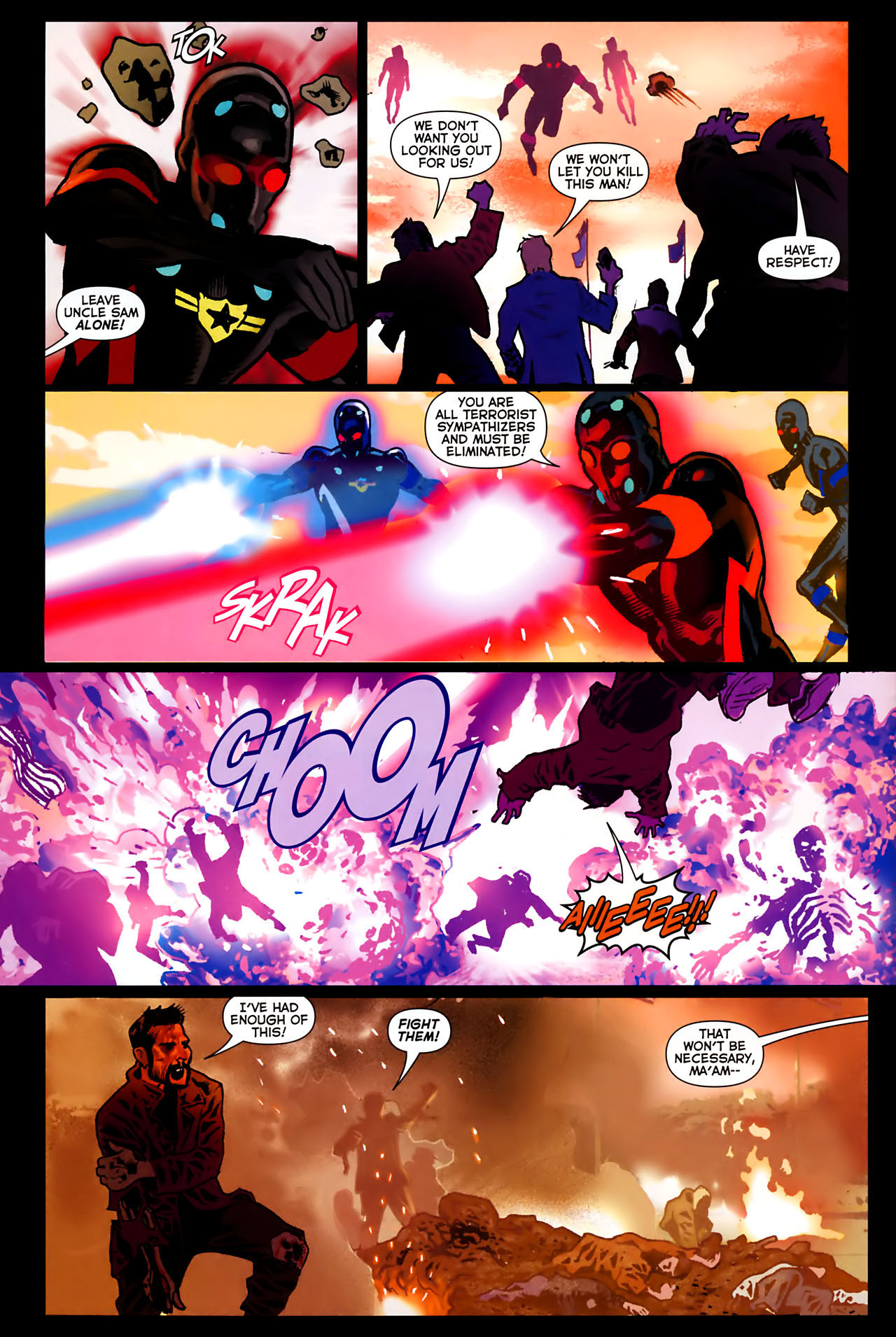 Read online Uncle Sam and the Freedom Fighters (2006) comic -  Issue #8 - 7