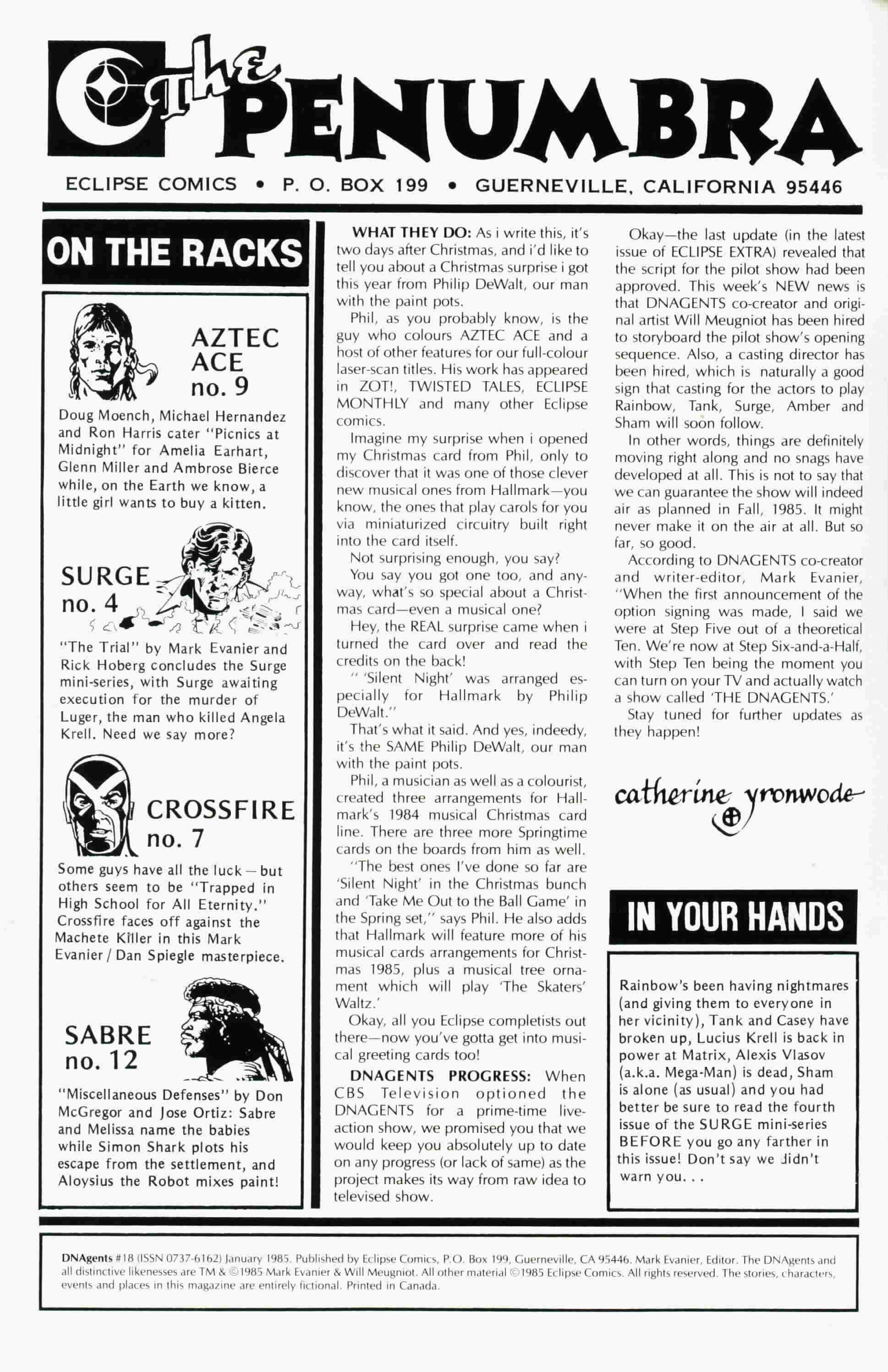 Read online DNAgents comic -  Issue #18 - 2