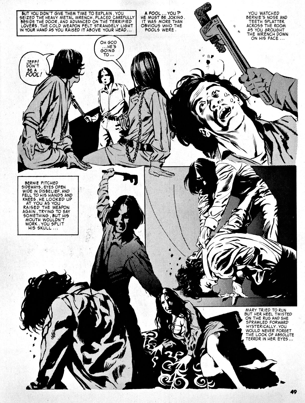 Read online Nightmare (1970) comic -  Issue #8 - 48