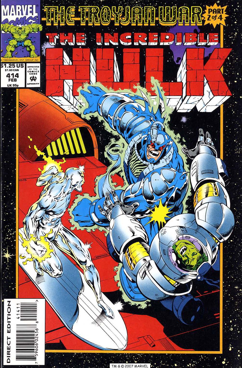 Read online The Incredible Hulk (1968) comic -  Issue #414 - 1