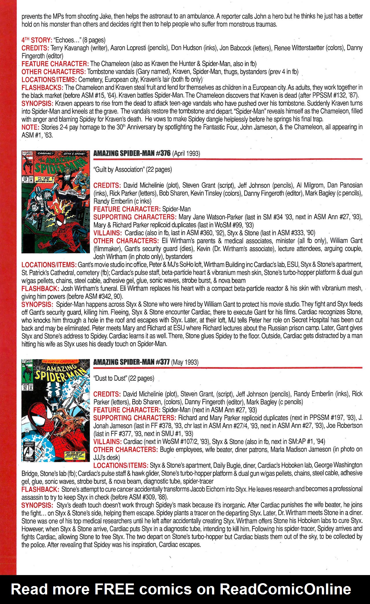 Read online Official Index to the Marvel Universe comic -  Issue #9 - 8