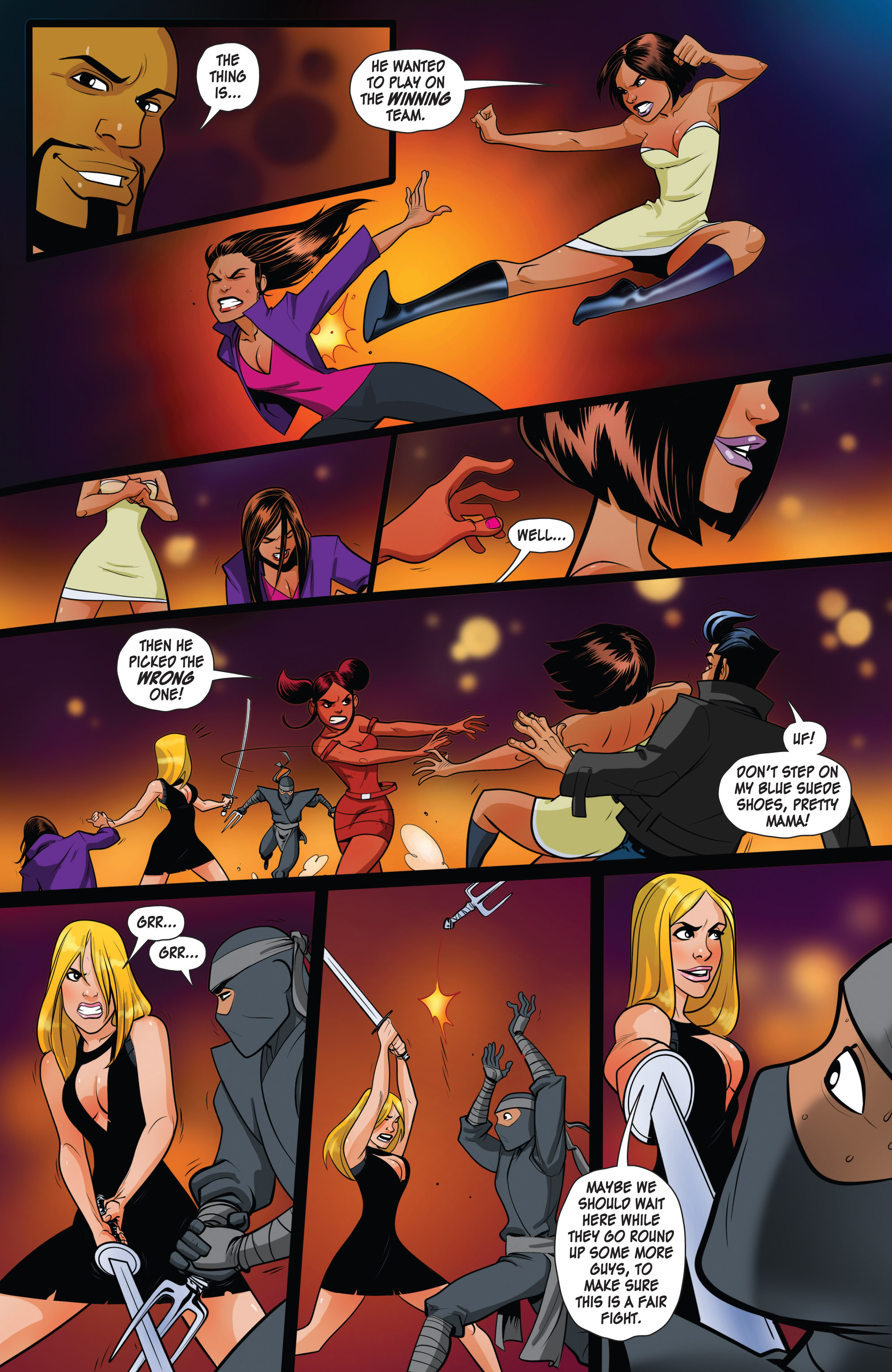 Read online Freelancers comic -  Issue #6 - 7