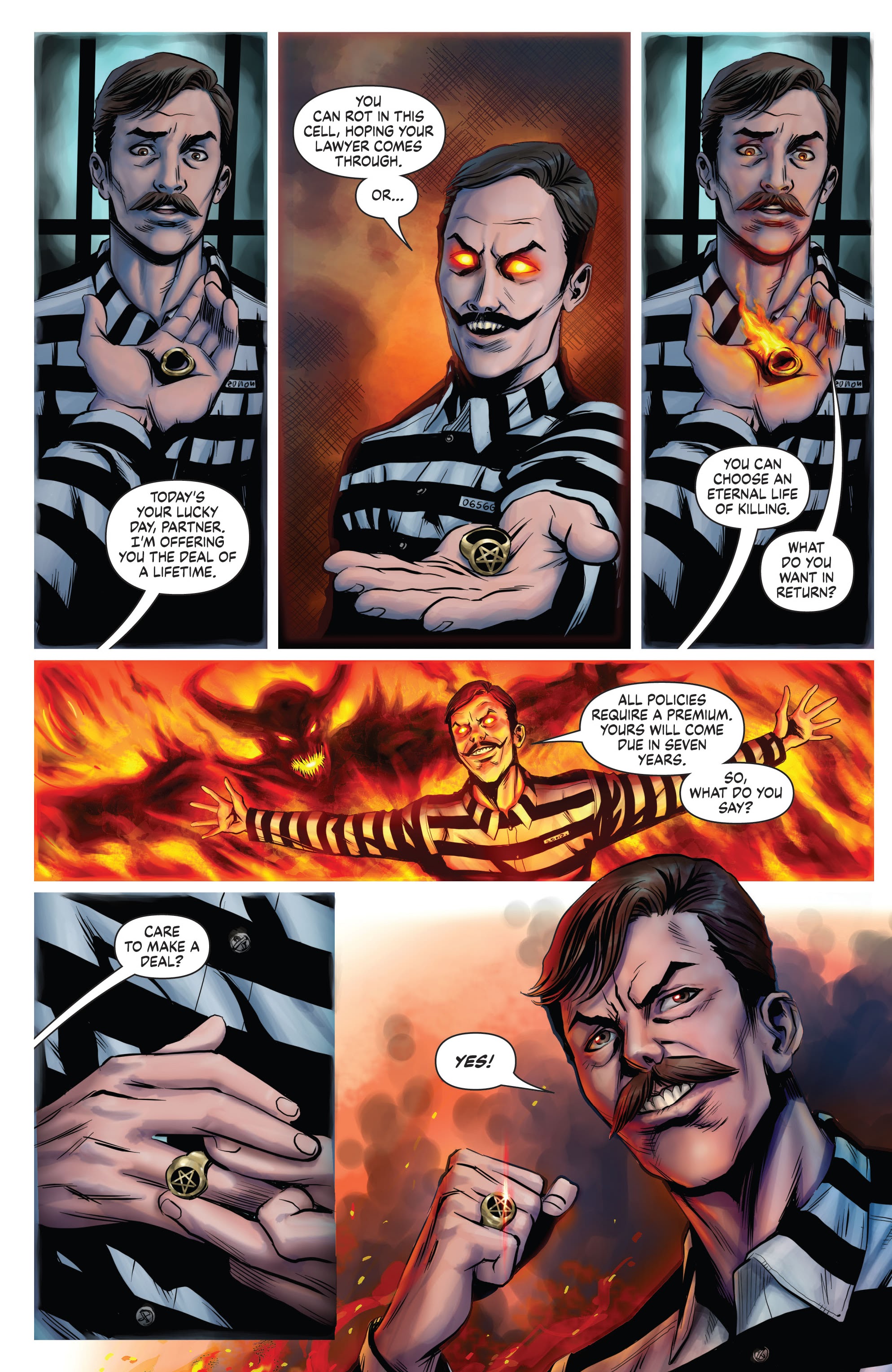 Read online Grimm Tales of Terror Quarterly: H.H. Holmes comic -  Issue # Full - 63